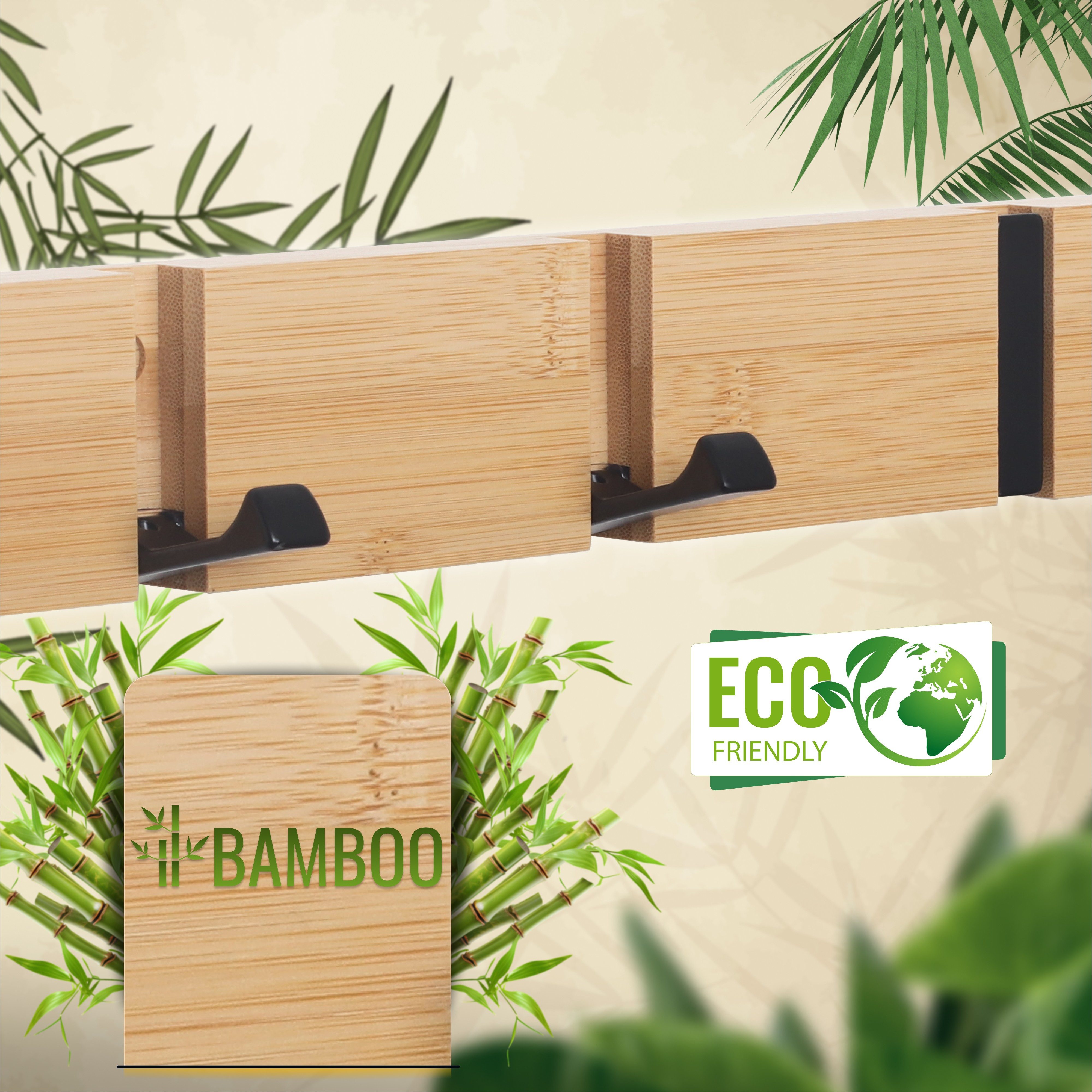 RICOO Garderobenleiste MH023M-N (1 St), Kleiderhaken Wand Garderobenleiste günstig online kaufen