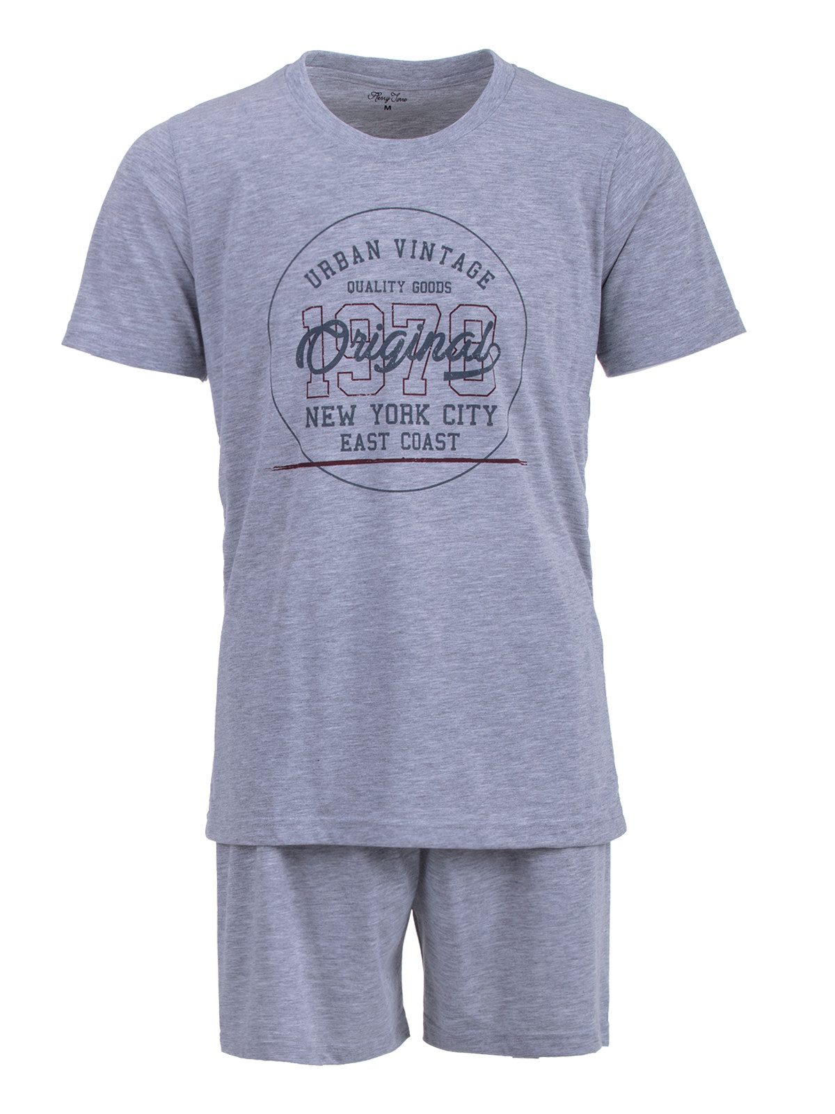 Henry Terre Schlafanzug Pyjama Set Shorty günstig online kaufen