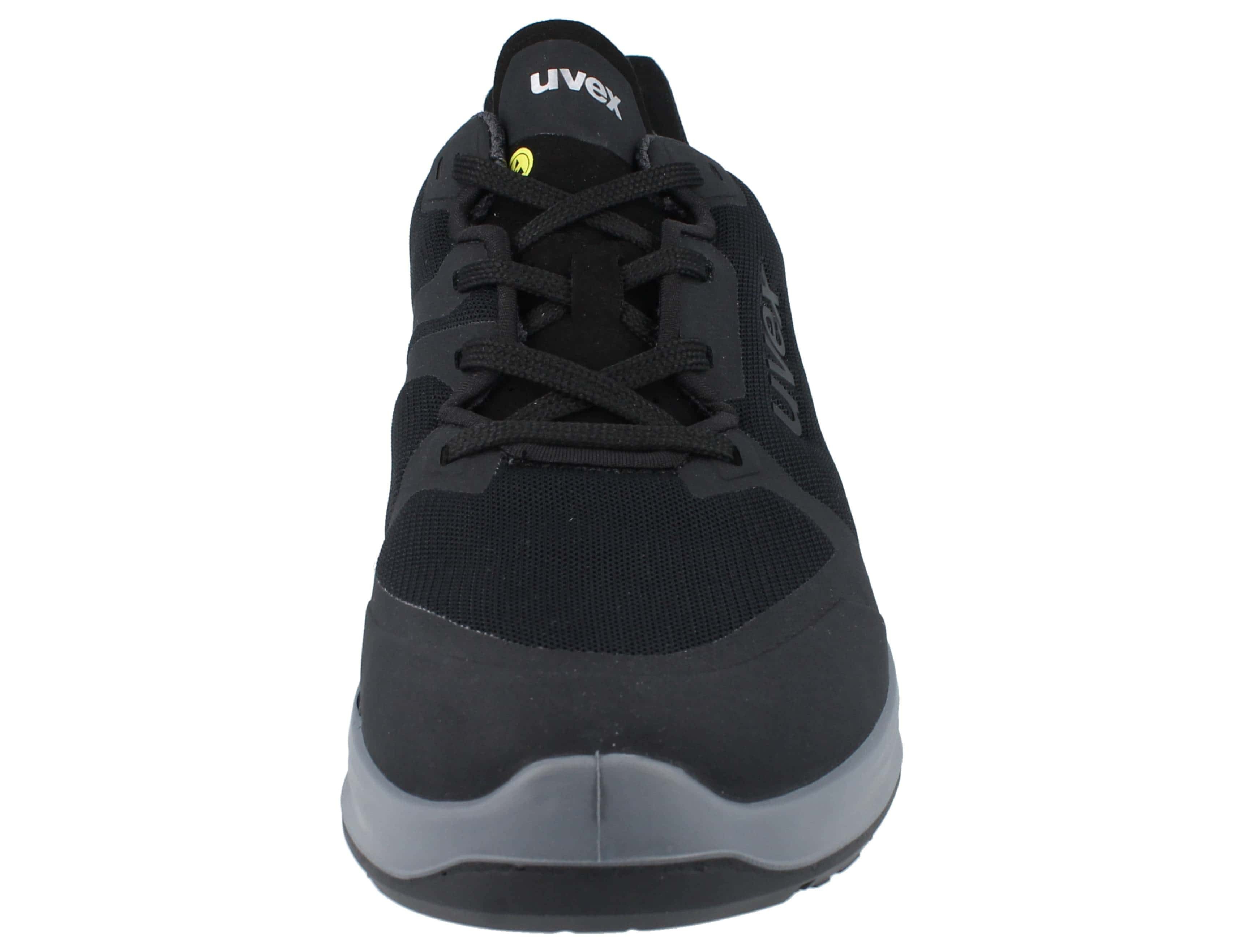 Uvex UVEX 1 sport NC Damen Herren Berufsschuhe schwarz - Größe: 45 Schnürschuh Wechselfußbett