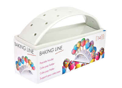 MamboCat Servierständer Cake-Pop-Halter / Ständer aus weißem Porzellan Servieren Dekorieren, Porzellan