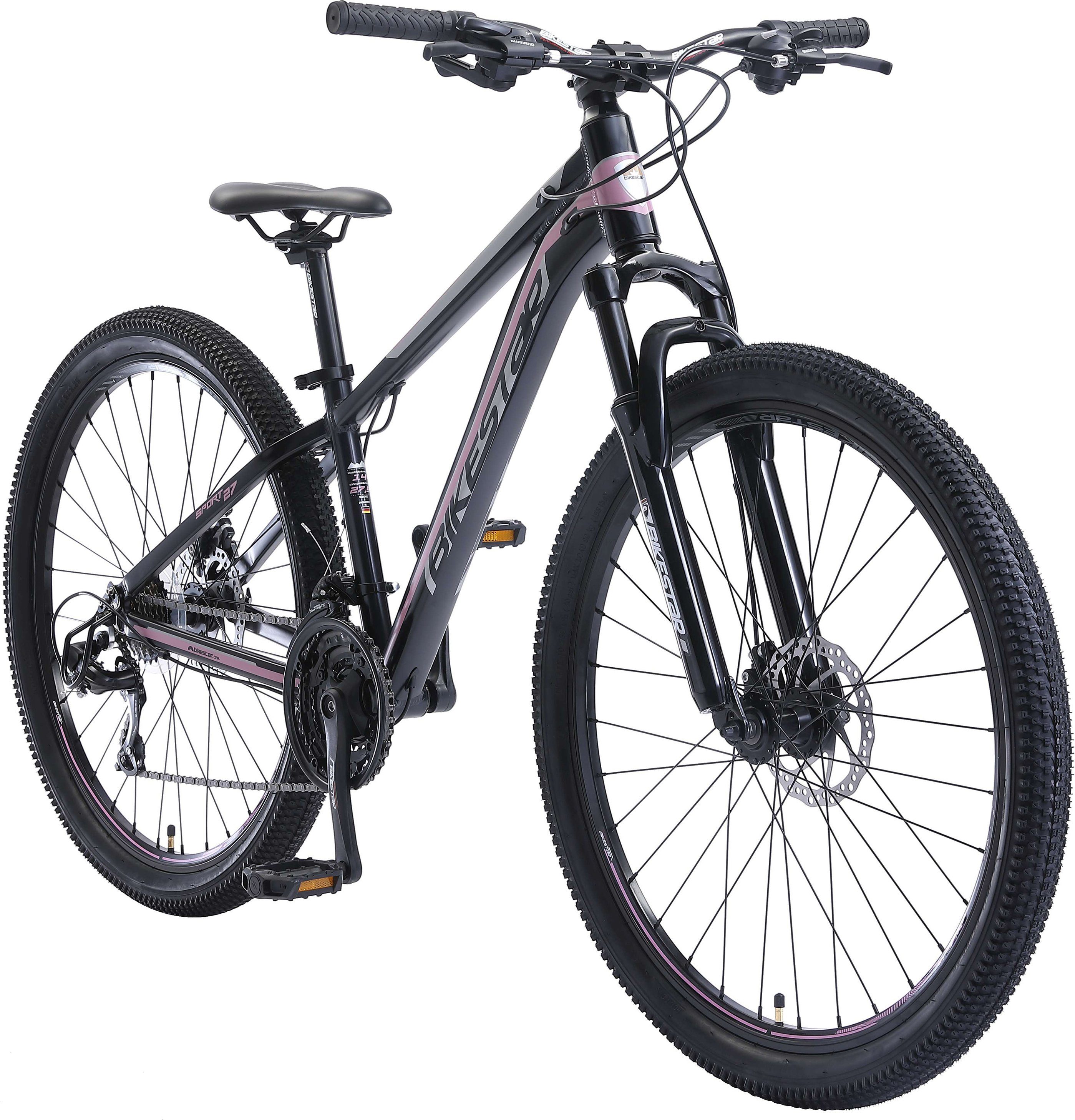 Bikestar Mountainbike, 21 Gang Shimano RD-TY300 Schaltwerk, Kettenschaltung, für Damen und Herren, Kettenschaltung