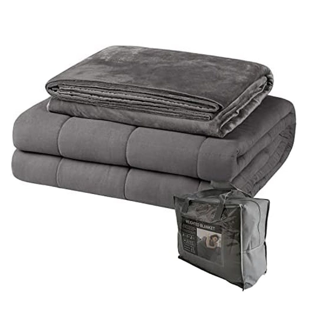 EUGAD Gewichtsdecke, Bezug: Baumwolle, 9 kg, günstig online kaufen