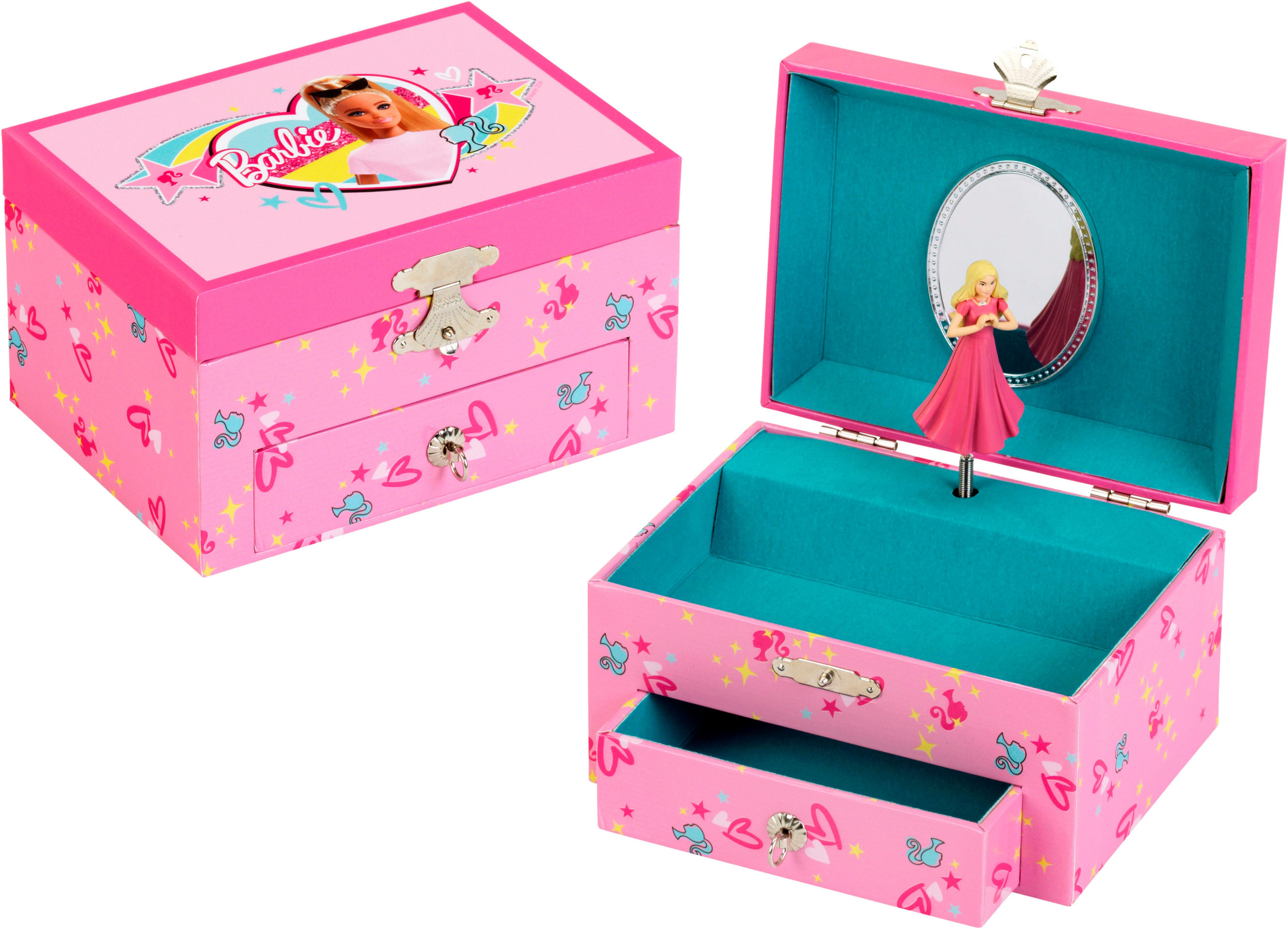 Klein Schmuckkasten Barbie - Musikalische Schmuckschatulle personalisiert m günstig online kaufen