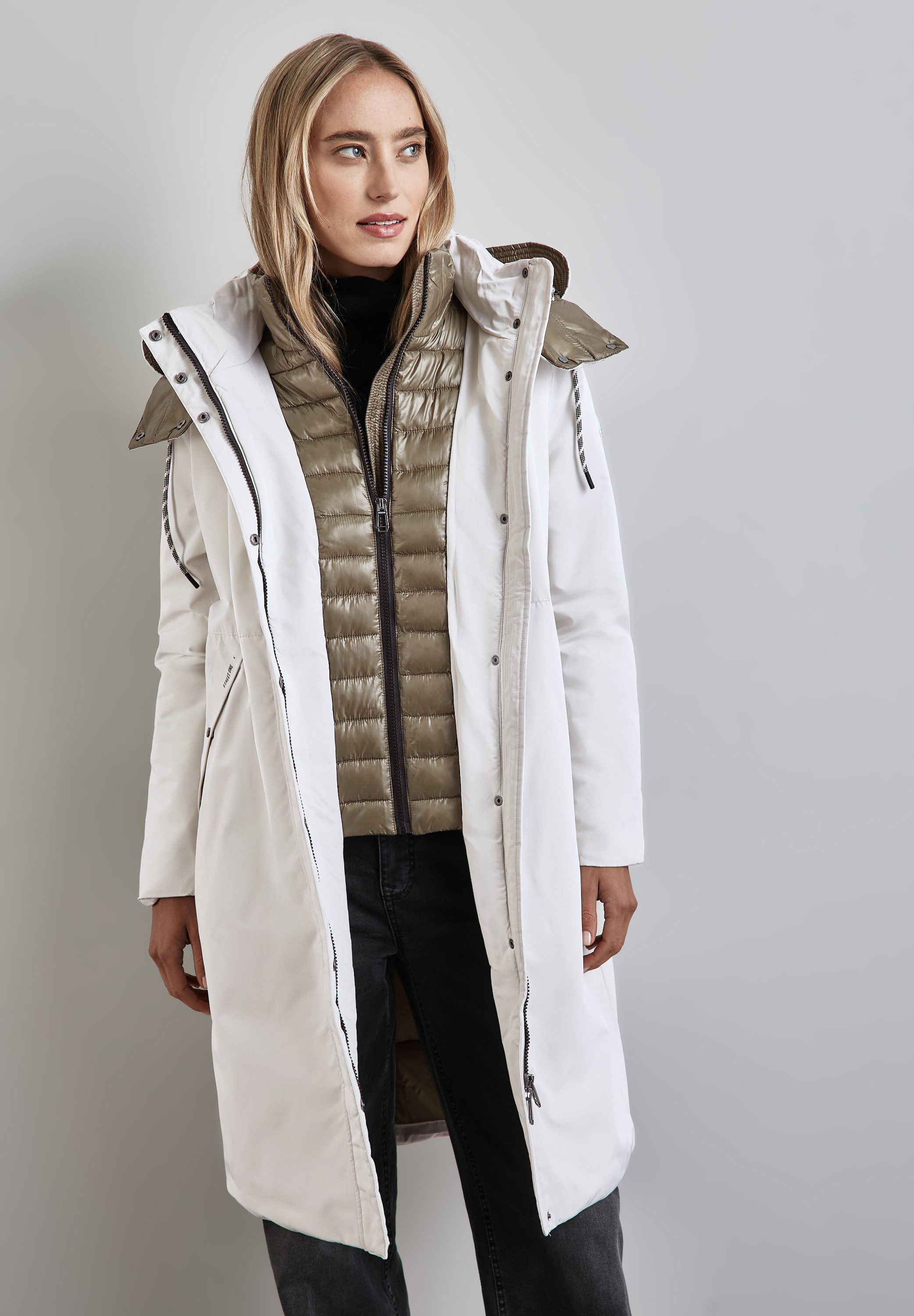 STREET ONE Parka in 2-in-1-Optik günstig online kaufen
