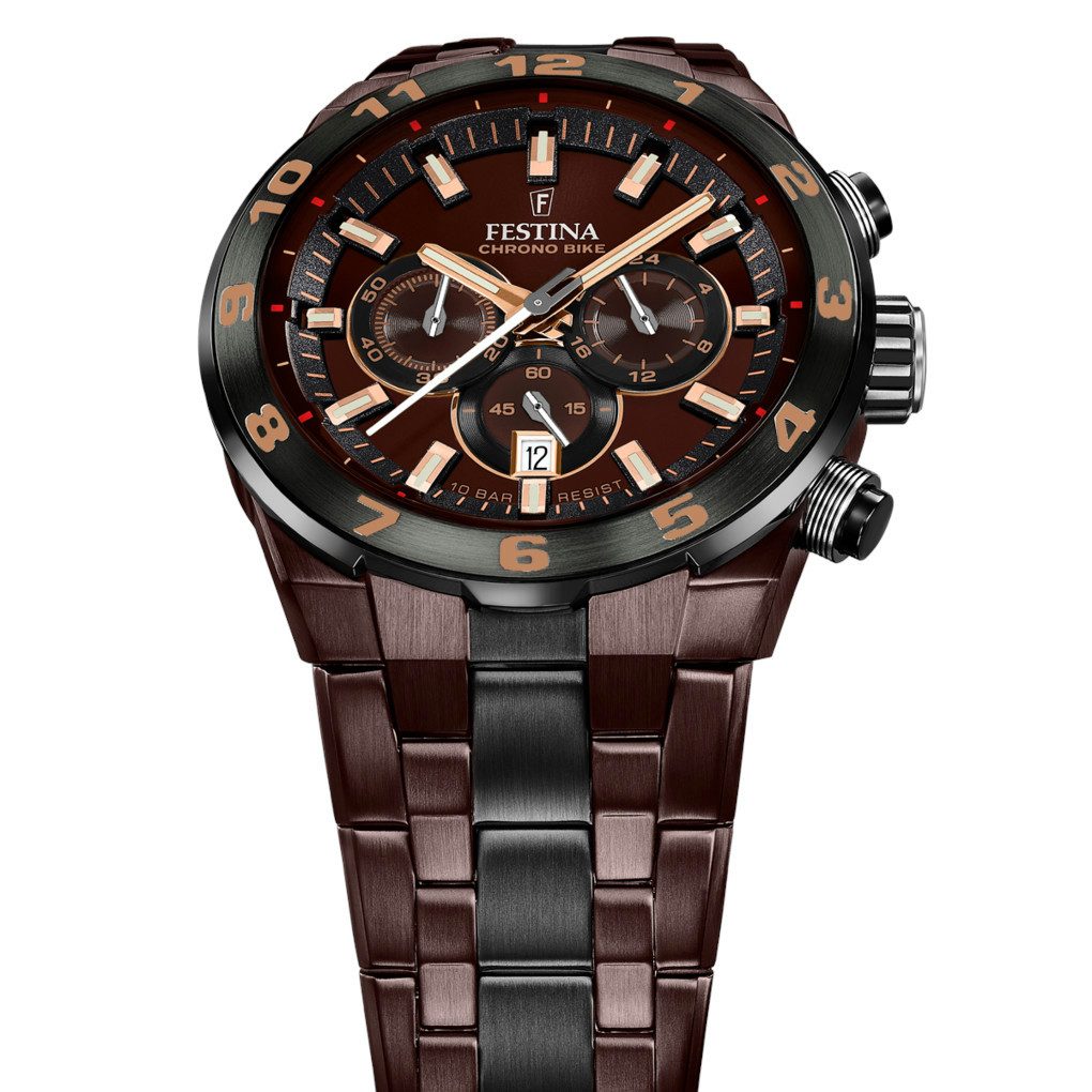 Festina Chronograph F20708/1 – Special Edition – Braun – Edelstahlband – 45 mm