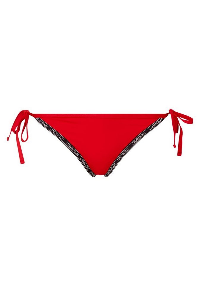 Bademode - Calvin Klein Bikini Hose, seitlich zum binden › rot  - Onlineshop OTTO