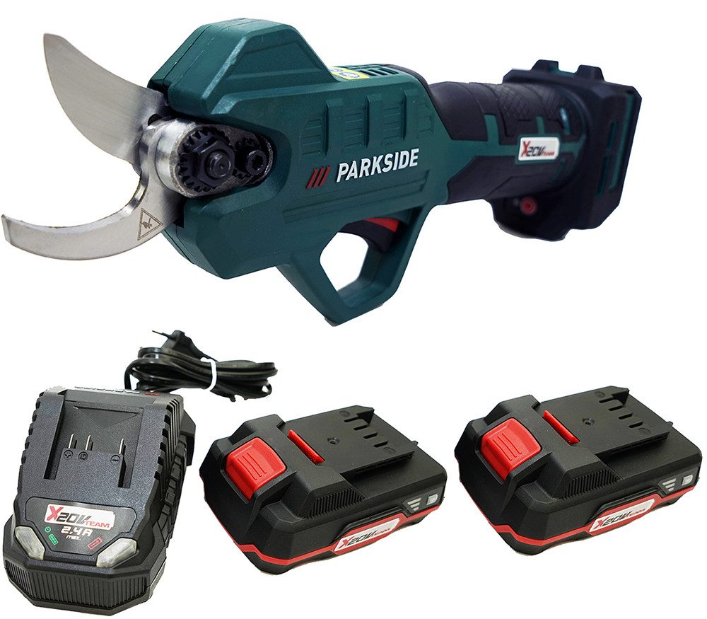 Parkside Akku-Astschere 20V Akku Astssäge PAAS 20 im Transportkoffer Ast Säge Gehölzschneider