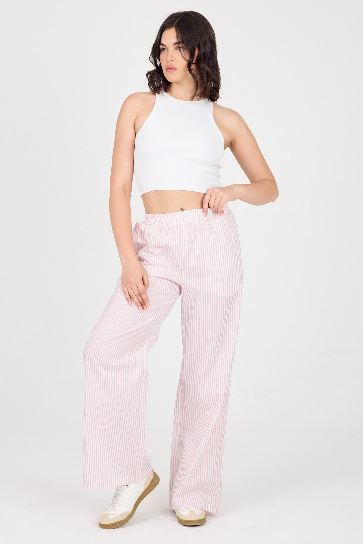 Phistan Relaxhose Damenhose aus Baumwoll-Polyester