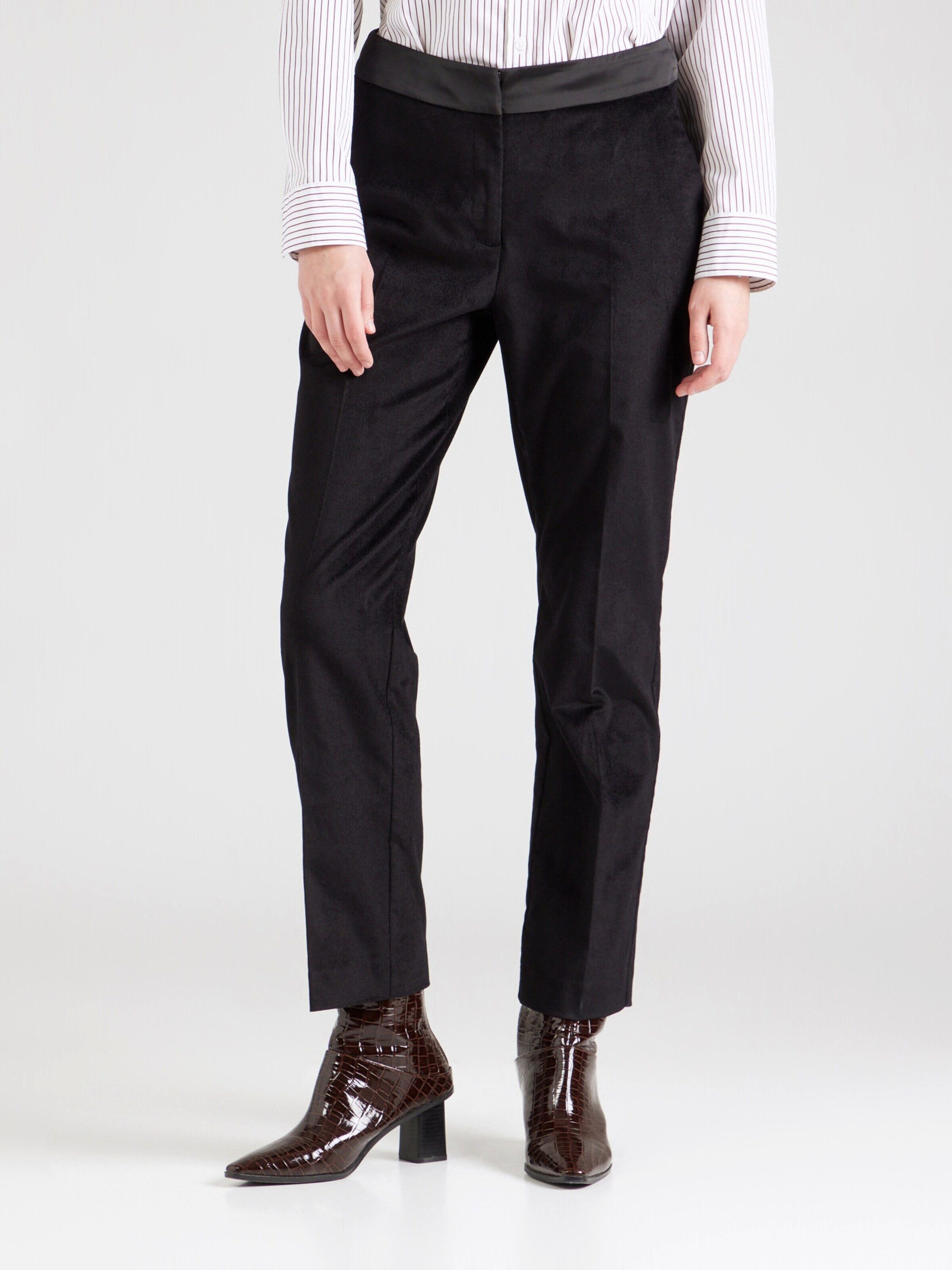 comma Bügelfaltenhose (1-tlg) Falten