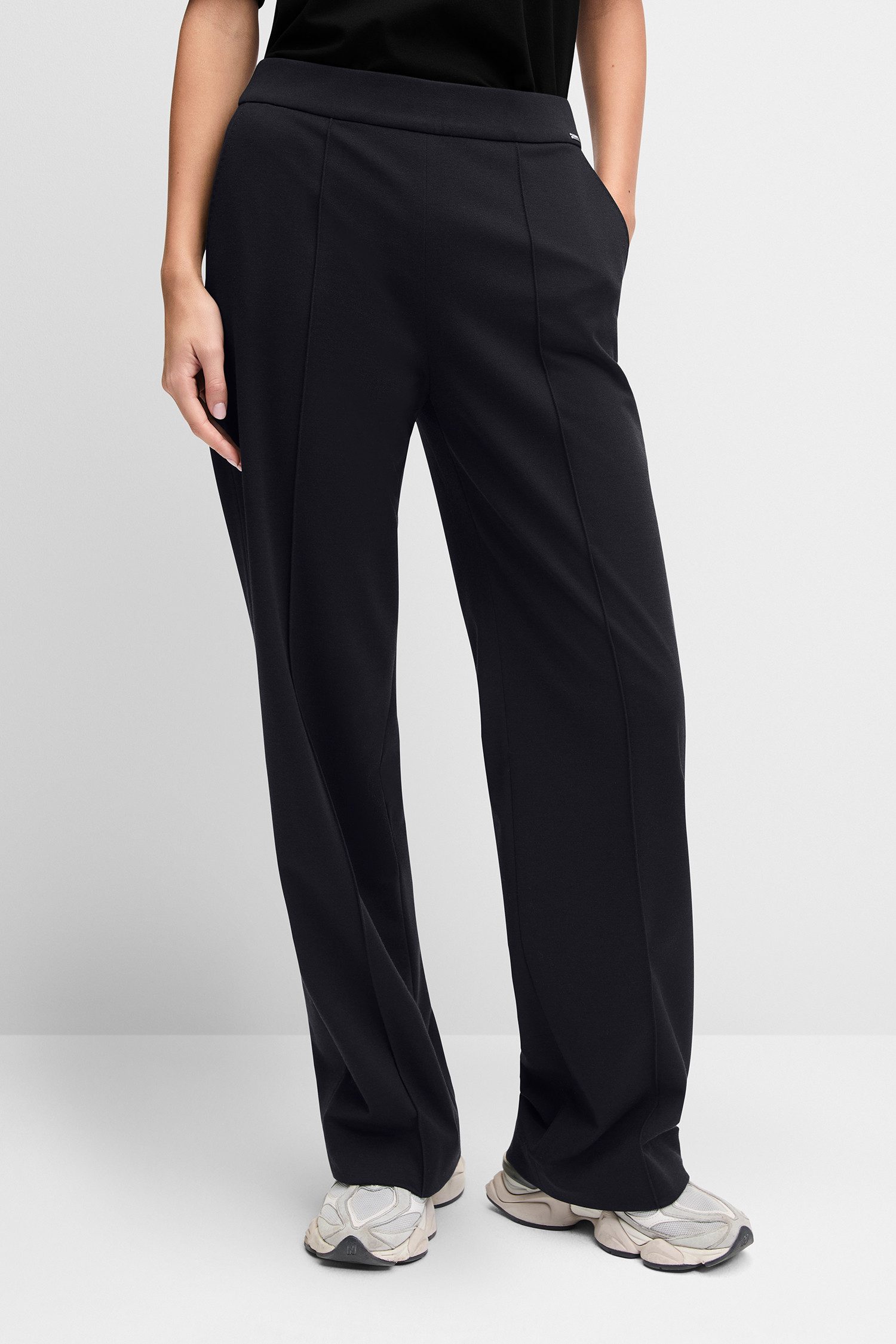 Cinque Marlene-Hose CISILASSO elastischer Bund, hohe Leibhöhe, weites Bein günstig online kaufen