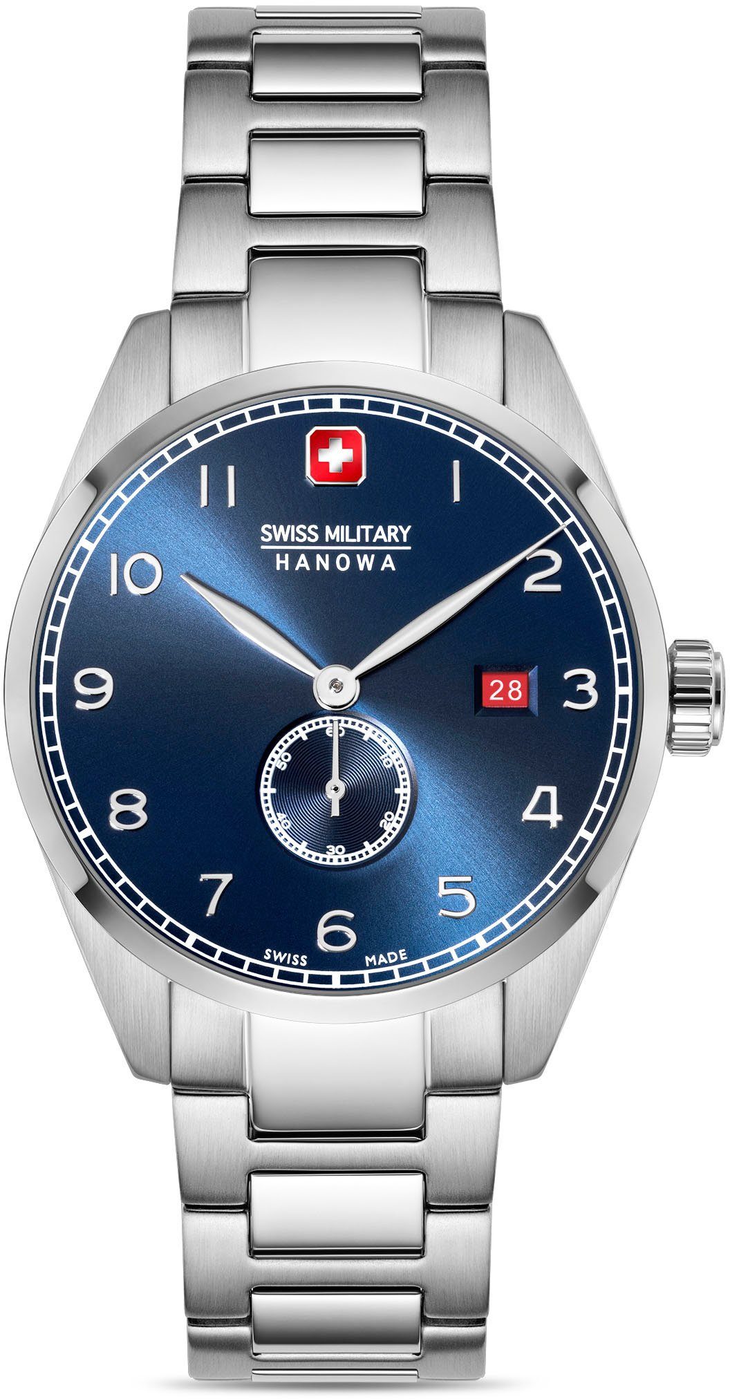 Swiss Military Hanowa Quarzuhr LYNX, SMWGH0000705, Armbanduhr, Herrenuhr, Datum, Saphirglas, Swiss Made