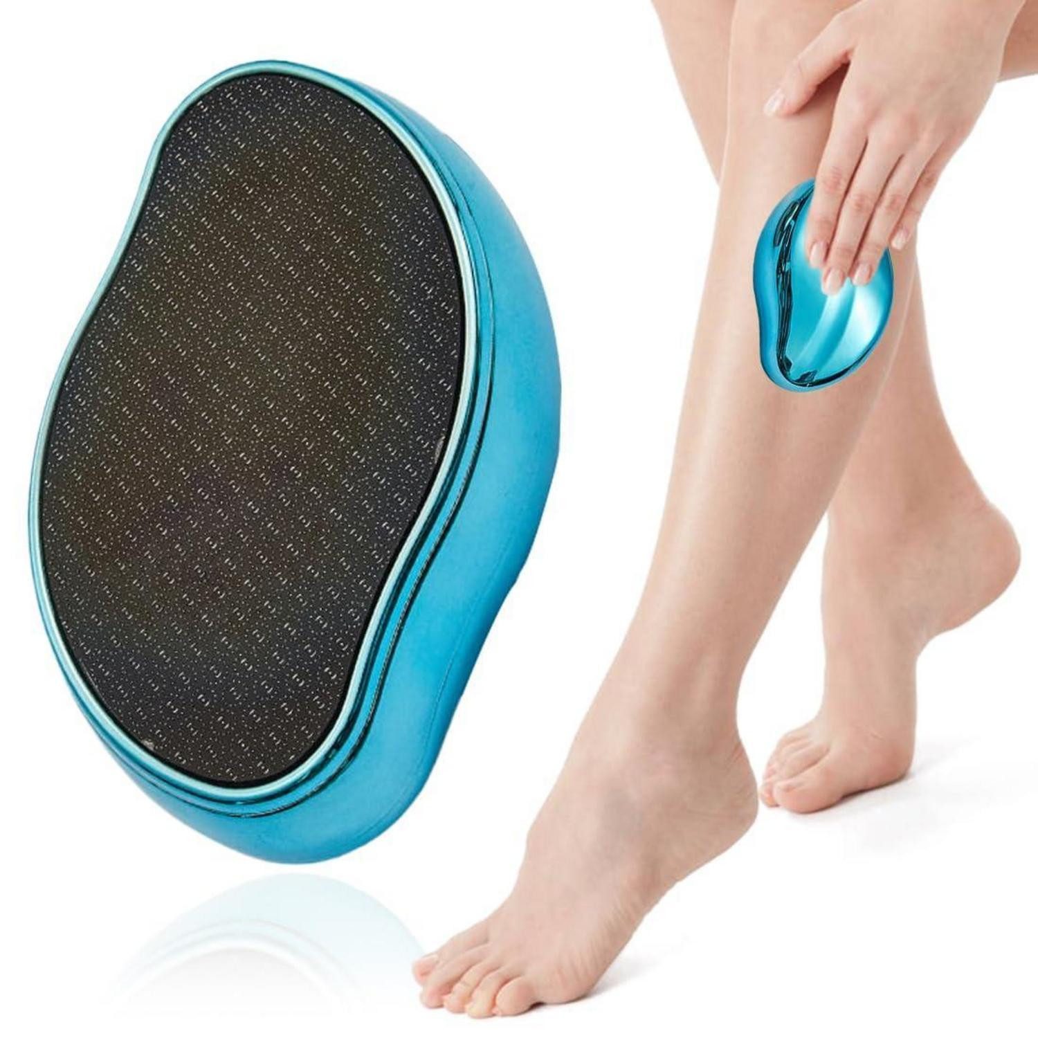 LuxusKollektion Hornhautfeile Nano Glas Hornhautentferner Bambusgriff