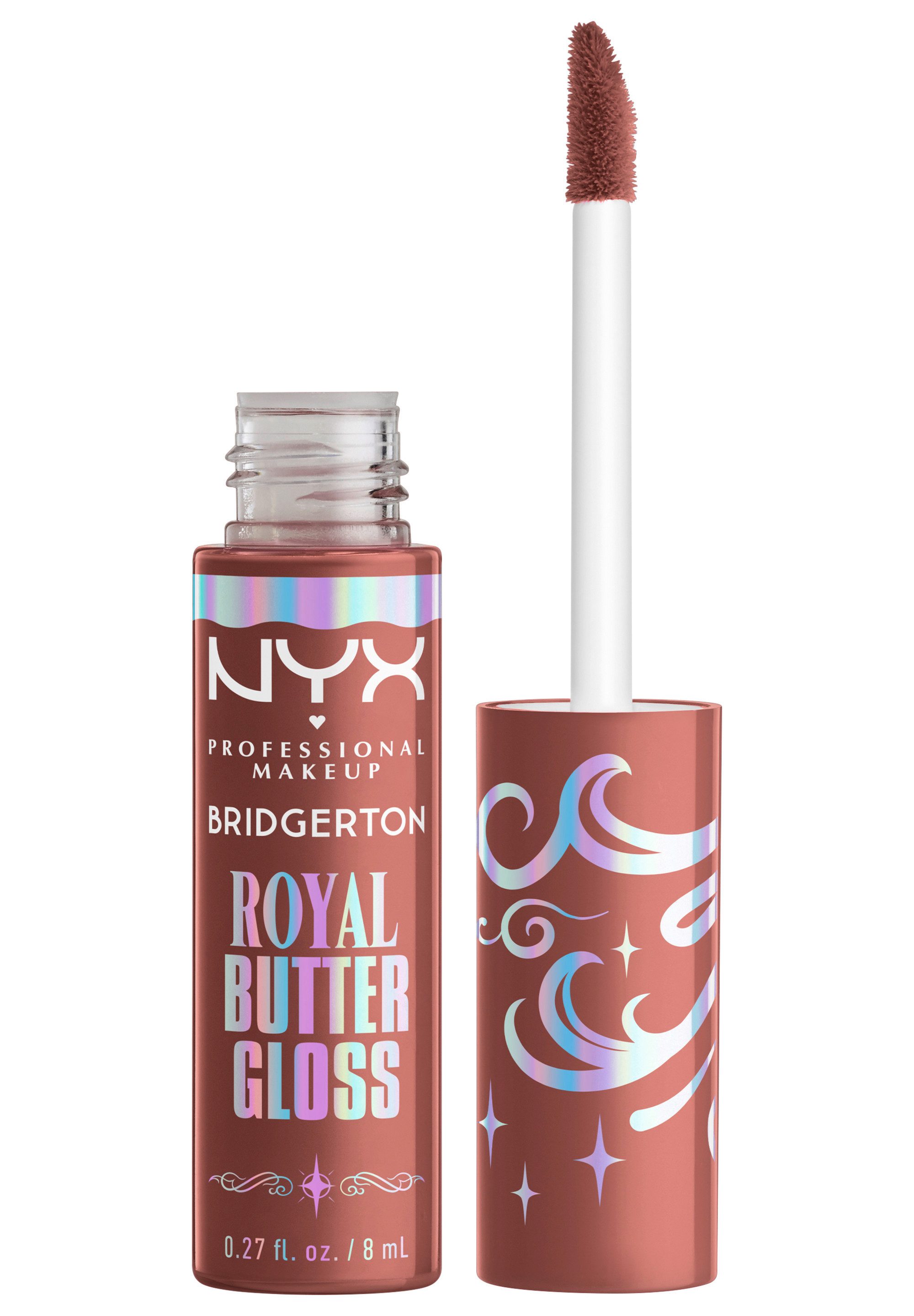 NYX PROFESSIONAL MAKEUP Lipgloss BRIDGERTON ROYAL BUTTER GLOSS, seidig glatt und butterweich