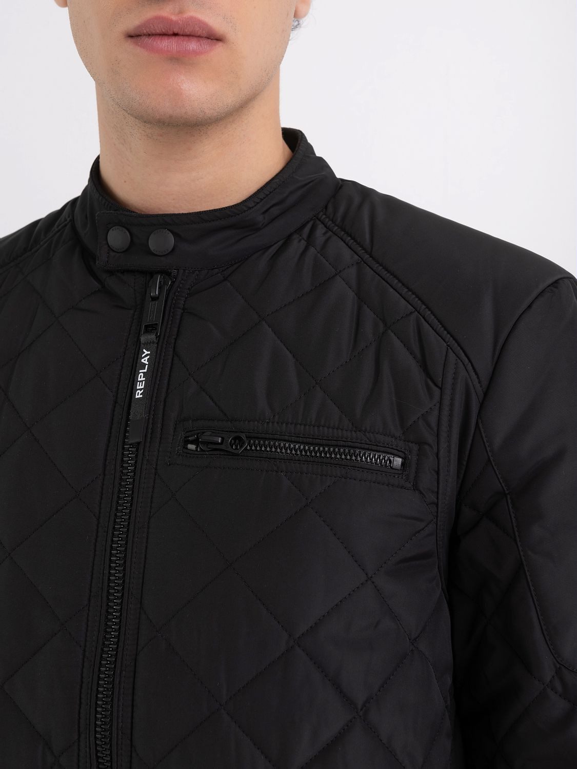 Replay Steppjacke Saber Mid mit kurzem Stehkragen – Bild 5 von 5