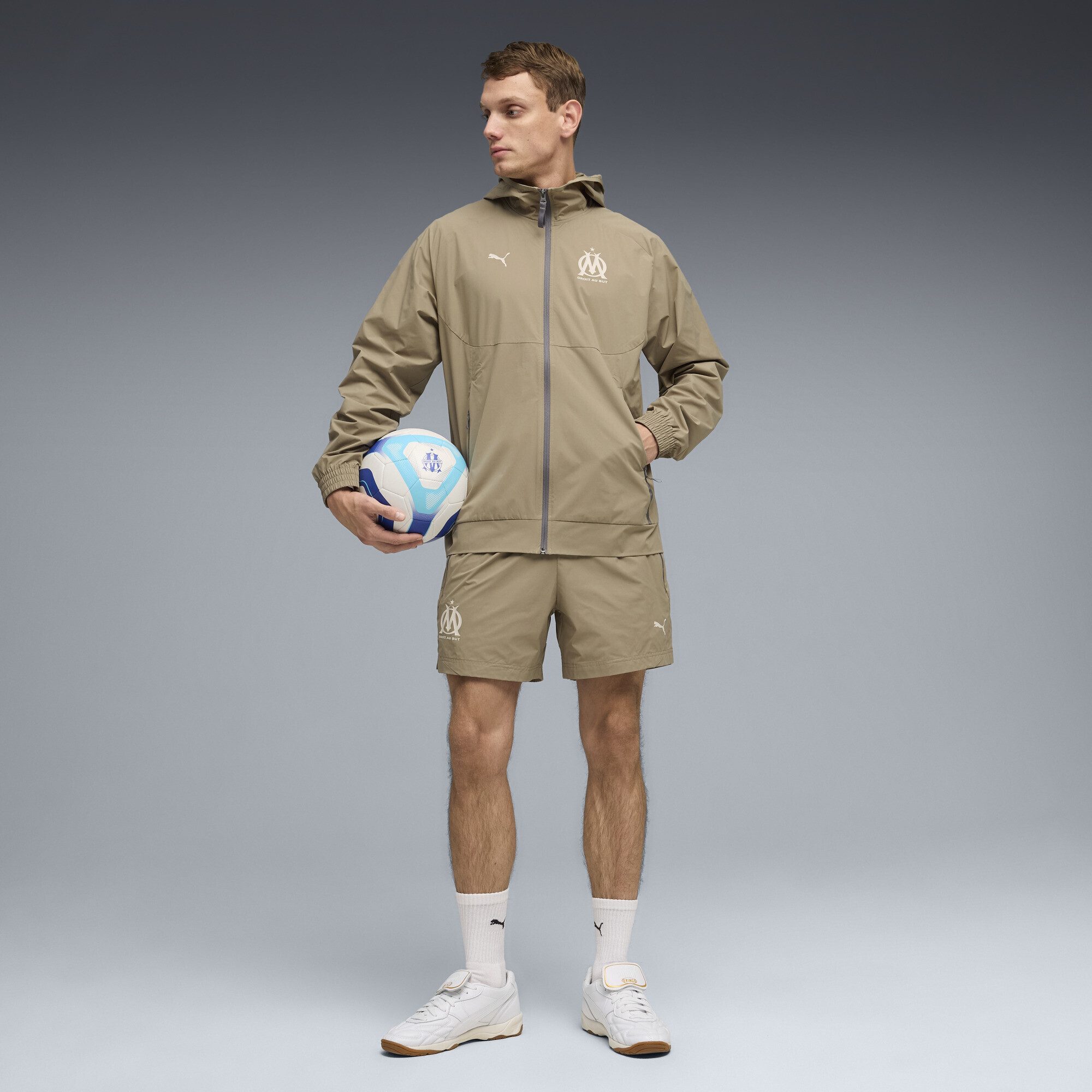 PUMA Trainingsjacke Olympique de Marseille PUMATECH Gewebte Jacke Herren