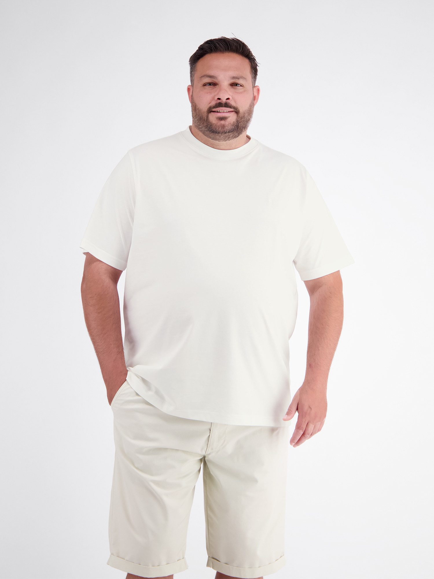 LERROS T-Shirt T-Shirt in Cool & Dry Qualität, große Größen