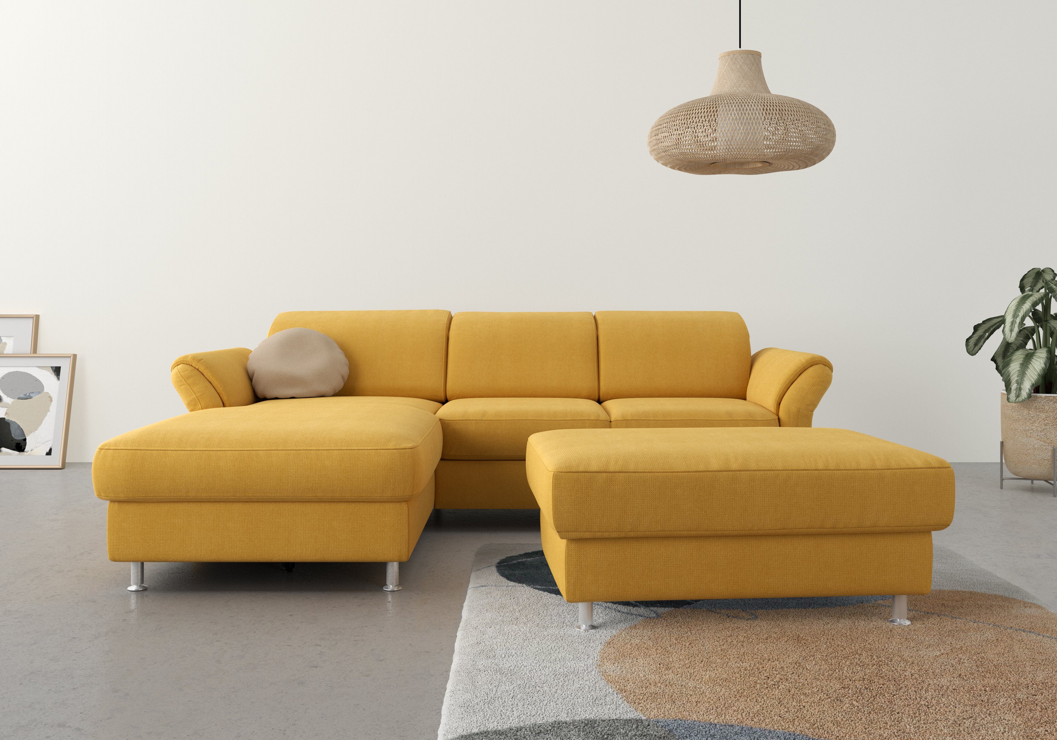sit&more Ecksofa Apulia L-Form, wahlweise Bettfunktion, günstig online kaufen