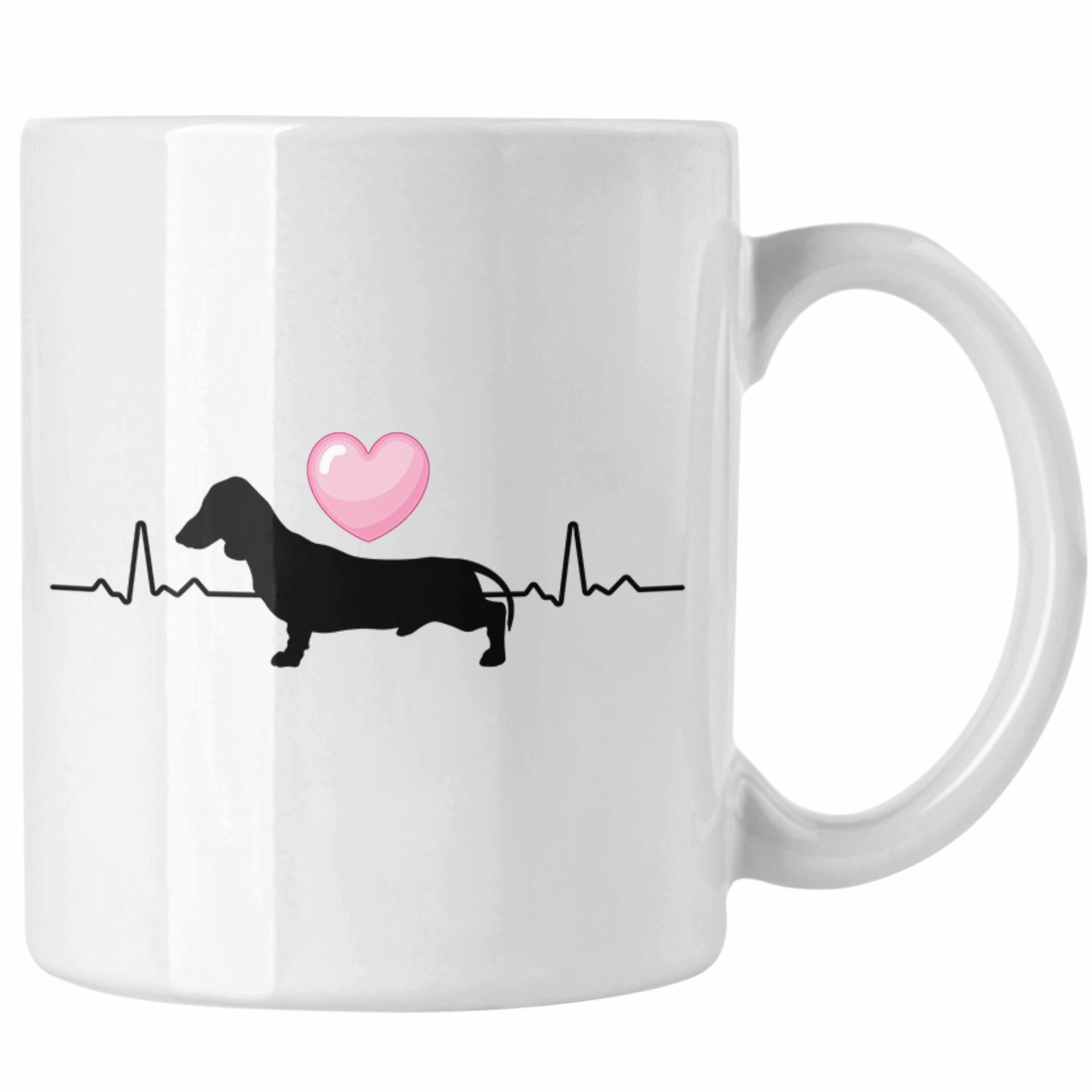 Dackel Hund Salz und Pfefferstreuer Eierbecher Keramik Geschenk Frühstück Set (SALZ PFEFFER IN BRAUN