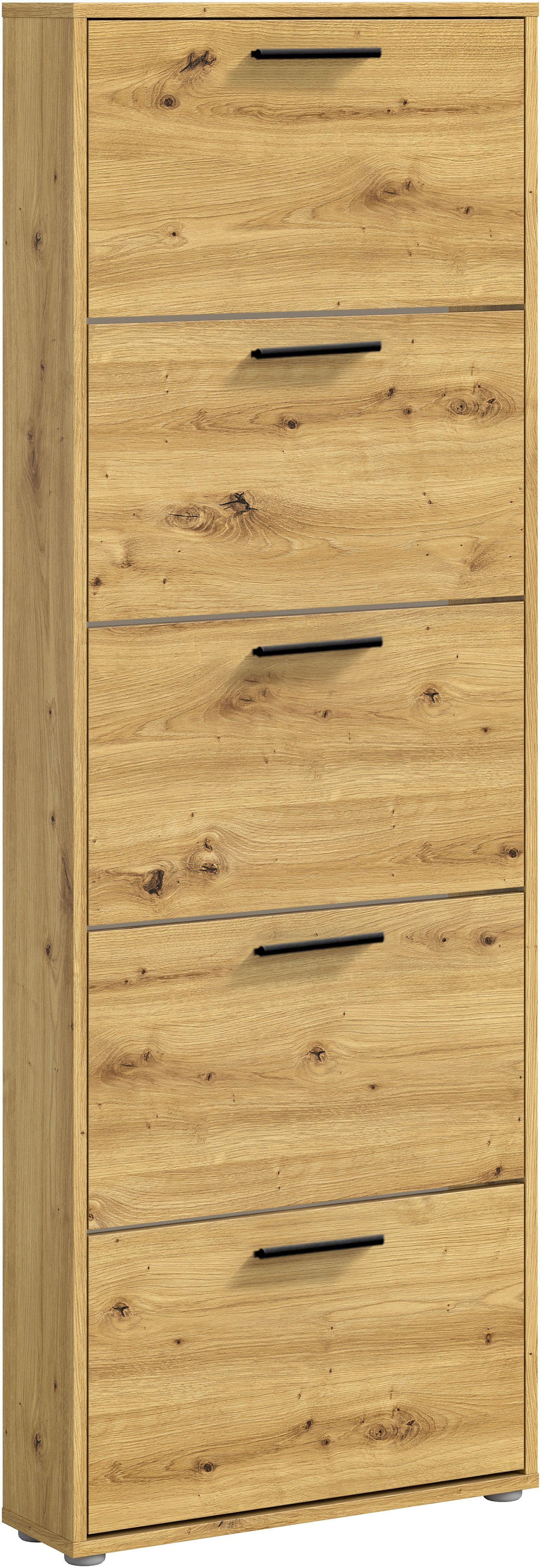 HBZ Schuhkommode Sam Schuhkipper, Schuhschrank BxHxT 59x169x17 cm (1 St), mit 5 Klappen