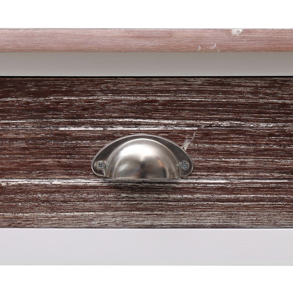 furnicato Holz Braun cm (1-St) 90×30×77 Konsolentisch Beistelltisch