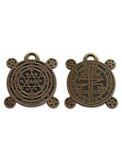 Adelia´s Amulett Anhänger Alte Symbole Talisman, Salomons Glückspentakel - Für Stimmung, liebevolles Dasein