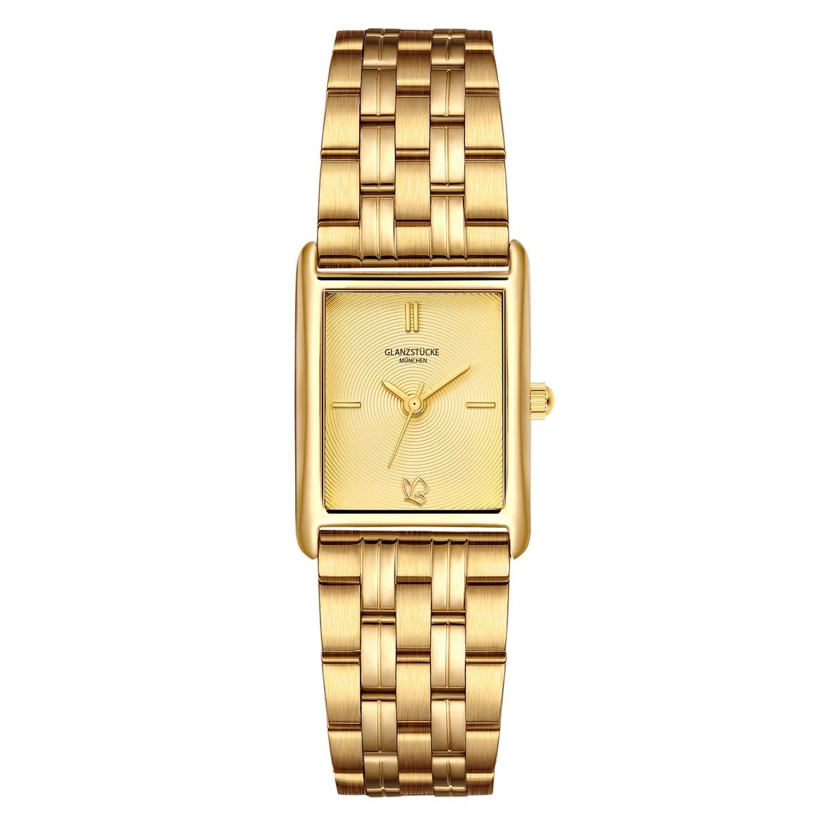 Quarzuhr gelbgold