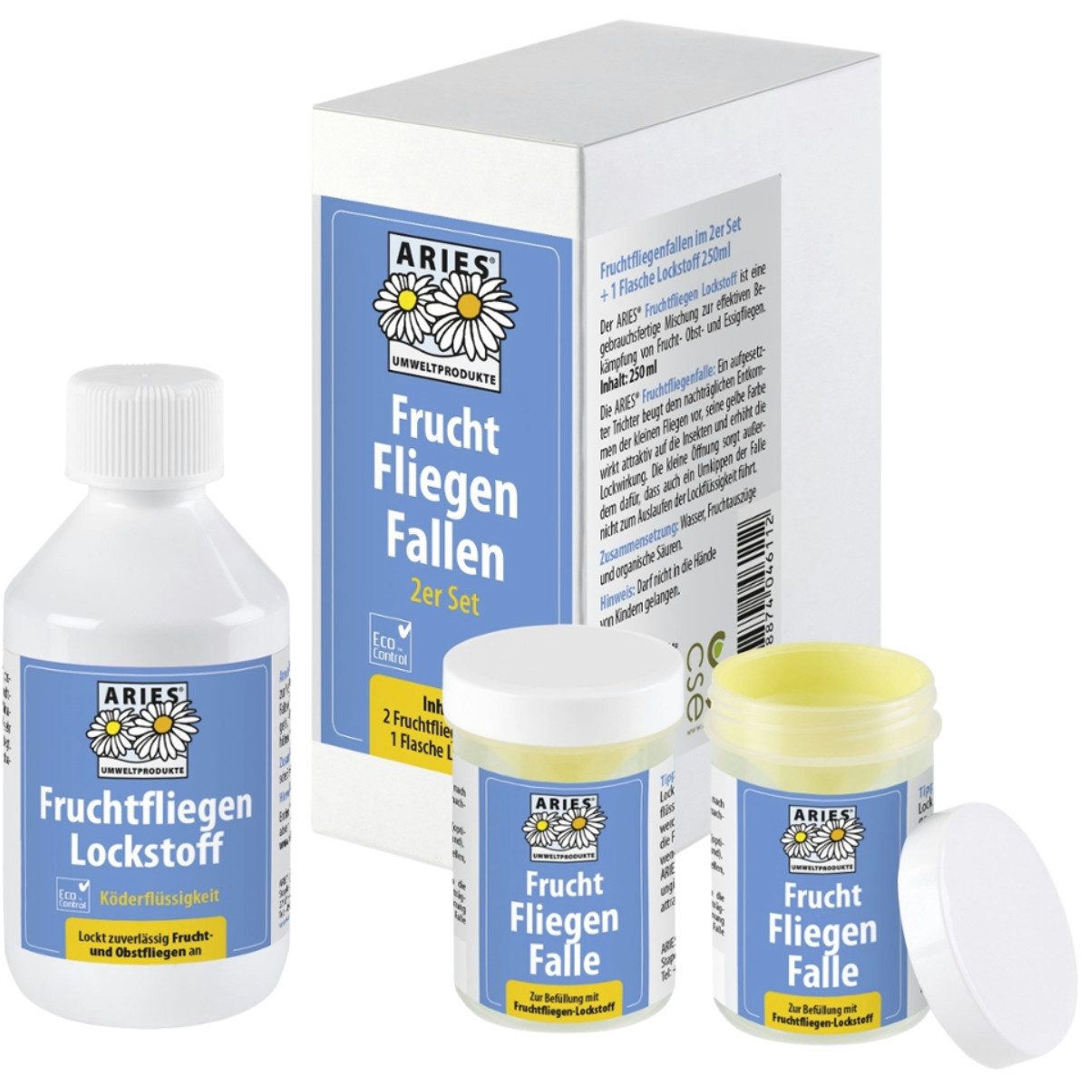 Aries Insektenfalle ARIES Fruchtfliegenfallen Set
