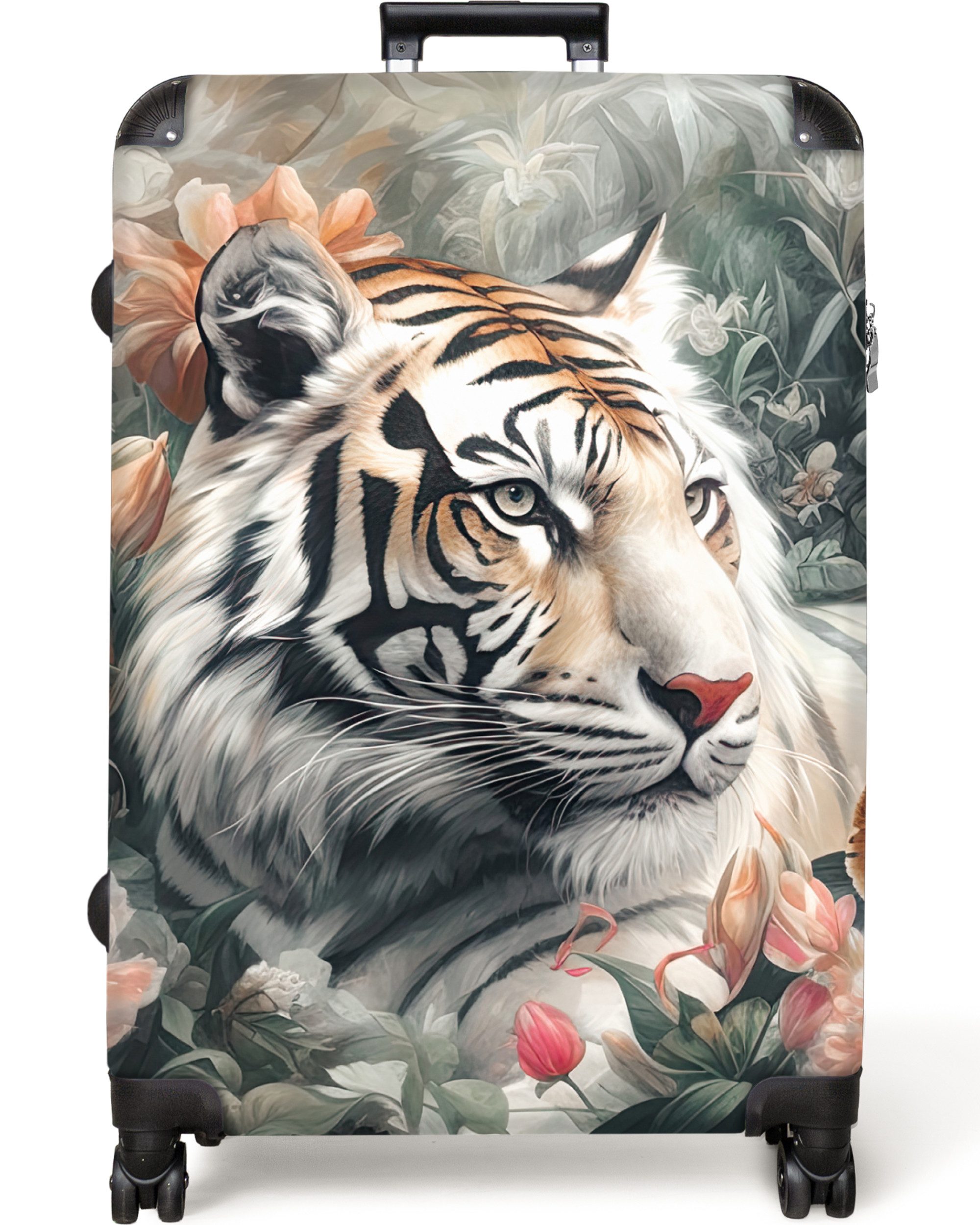 NoBoringSuitcases.com© Hartschalen-Trolley Tiger - Wildtiere - günstig online kaufen