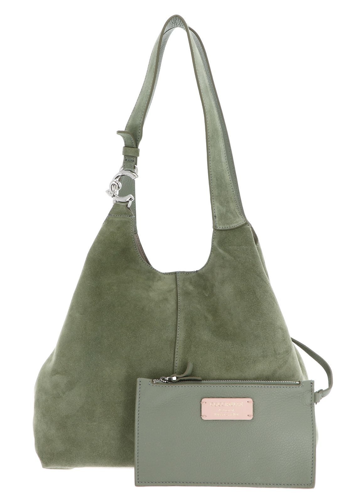 COCCINELLE Schultertasche Handbag Suede (Set, 2-tlg), günstig online kaufen