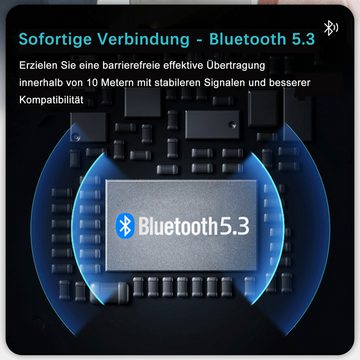 HOUROC Bluetooth-Lautsprecher mit Mobiltelefonhalterung, Bluetooth-Lautsprecher (HD-Surround-Sound Geeignet für zu Hause und draußen)