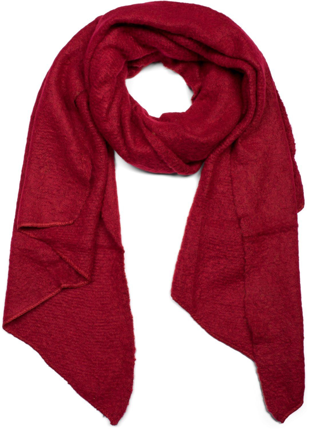 styleBREAKER XXL-Schal Asymmetrischer unifarbener Web Schal, (1-St) günstig online kaufen