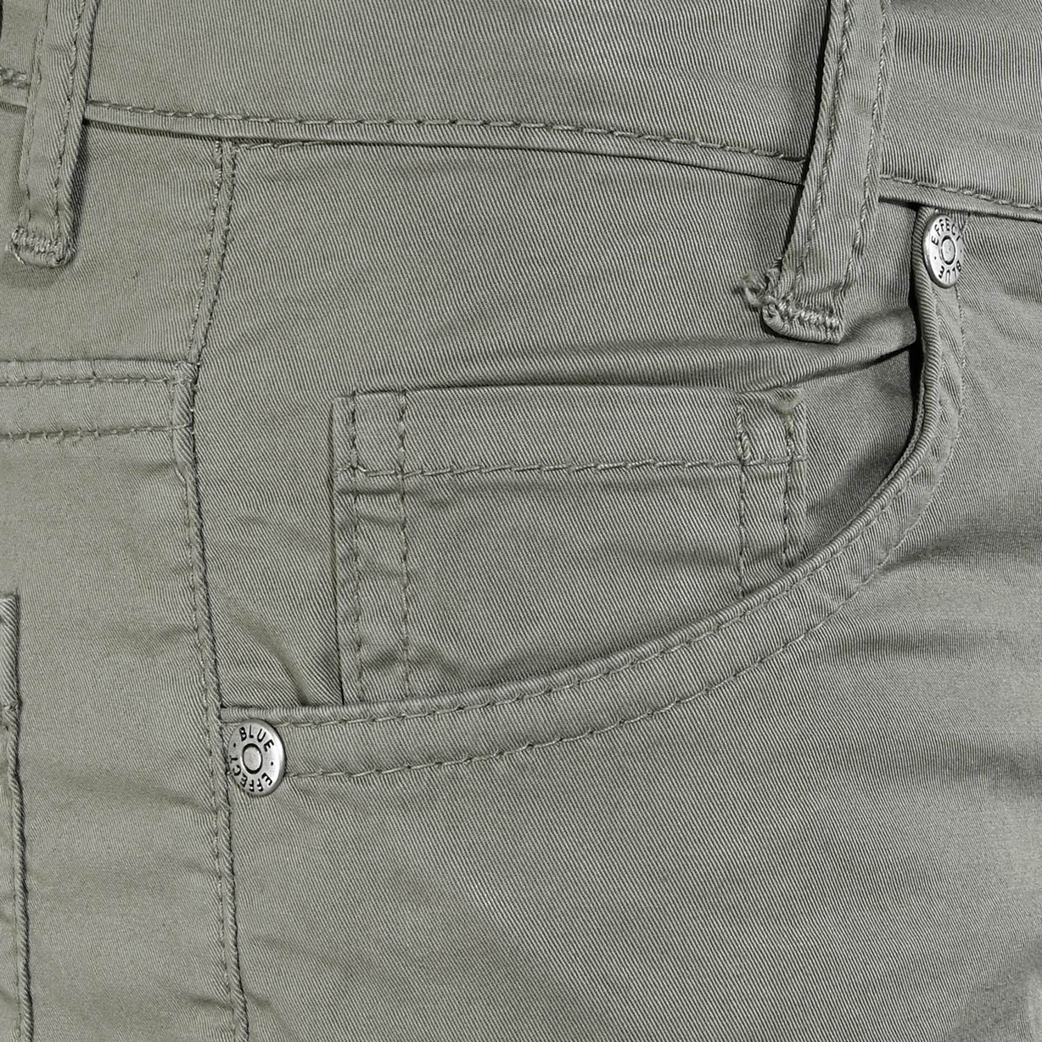 BLUE EFFECT Shorts wide - schilfgrün Plus Größe fit