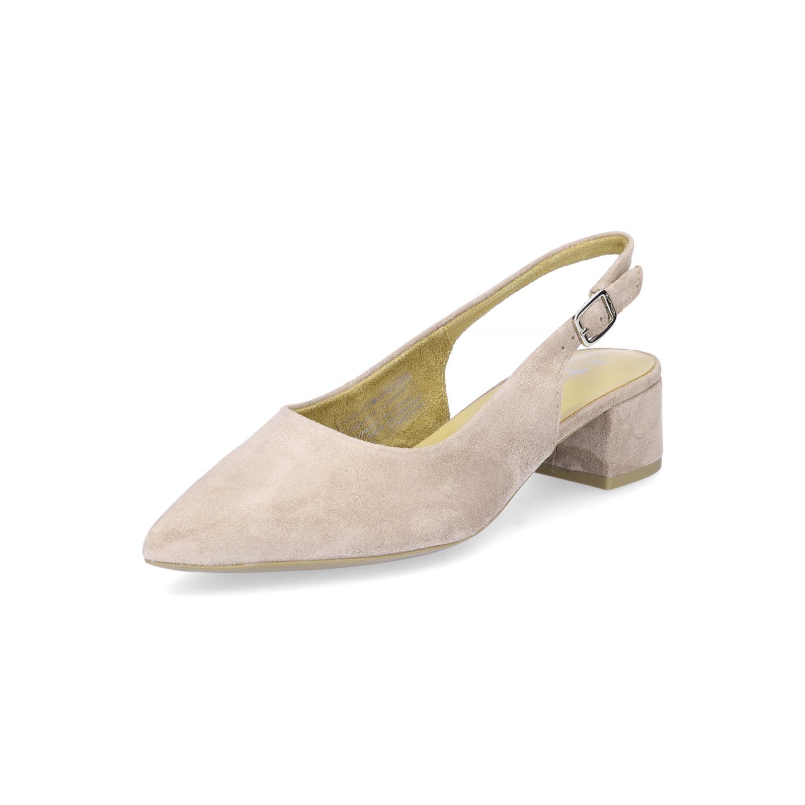 Tamaris Tamaris Damen Leder Slingpumps taupe Pumps