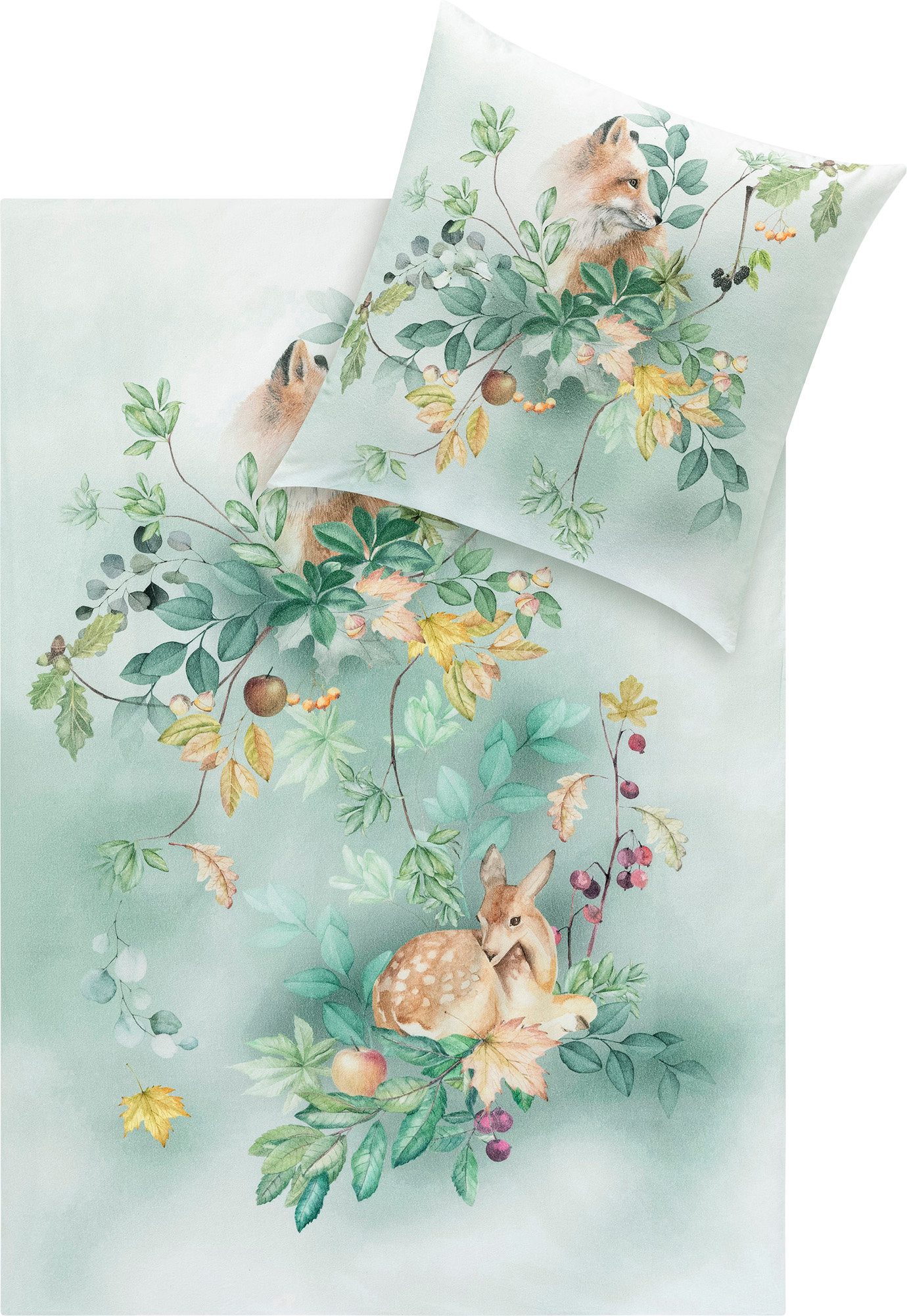 Estella Bettwäsche Bettwäsche "Ferdinand", Biber, Kuschelflanell günstig online kaufen