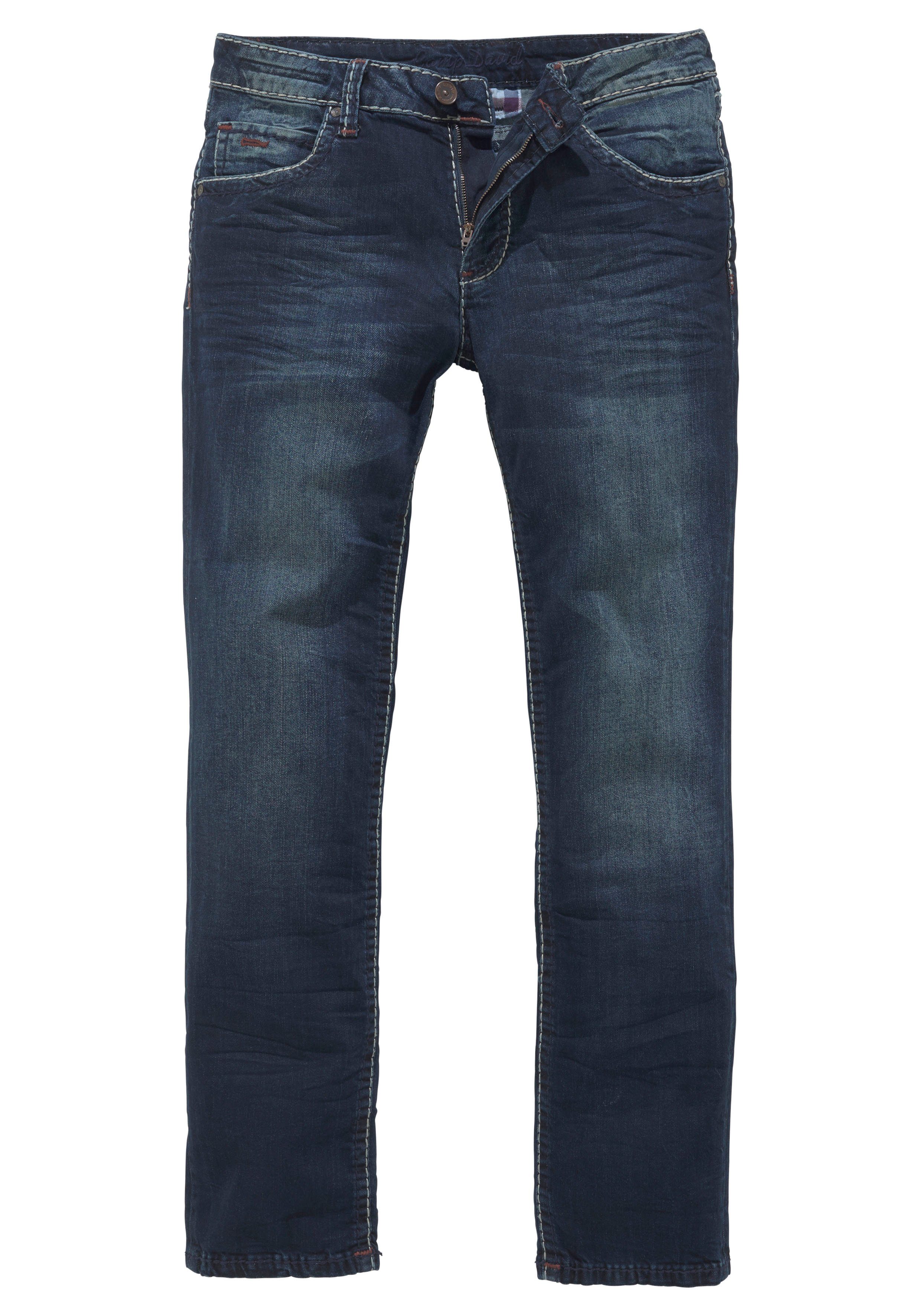 CAMP DAVID Straight-Jeans NI:CO:R611 mit markanten Steppnähten – Bild 5 von 5