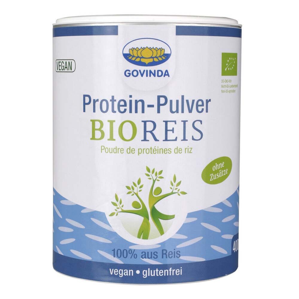 Govinda Mehl Protein-Pulver - Bio Reis 400g 4er Pack