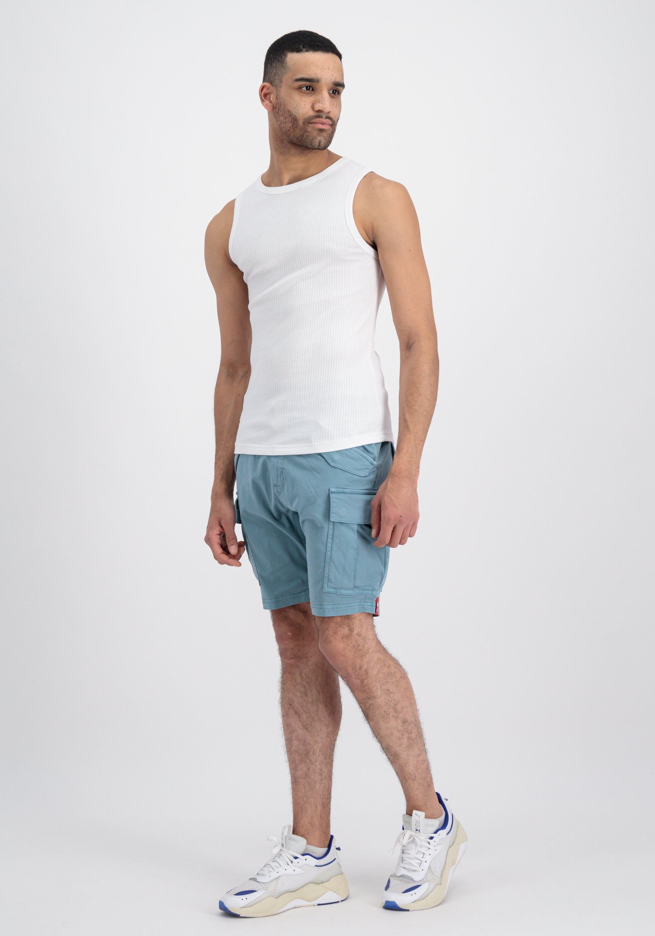 Alpha Industries Muskelshirt Alpha Industries Men - Tank Tops X-Fit Rib Tank white | Shirts