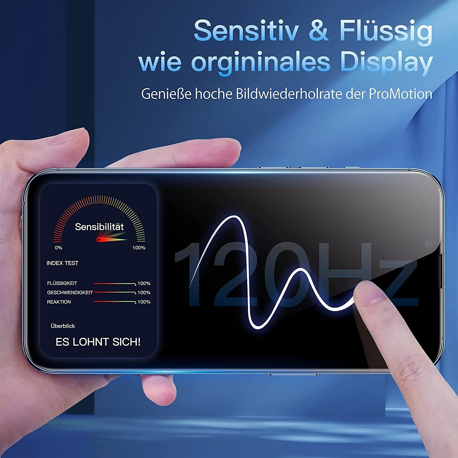 MORRENT Handyhülle Iphone 13 Pro Max Hülle mit Panzerglass und Kameraschutz, 360-schutz,anti gelb,echtglas