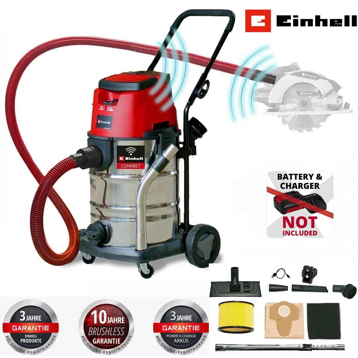 Einhell Akku-Tischkreissäge Einhell Tischkreissäge TE-TS 36/210 Li-Mit Akkus 4.0 Ah + Ladegerät