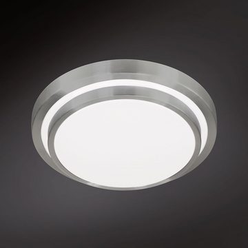 etc-shop LED Deckenleuchte, LED-Leuchtmittel fest verbaut, Warmweiß, LED Deckenleuchte warmweiss rund Deckenlampe LED Küche, Aluminium