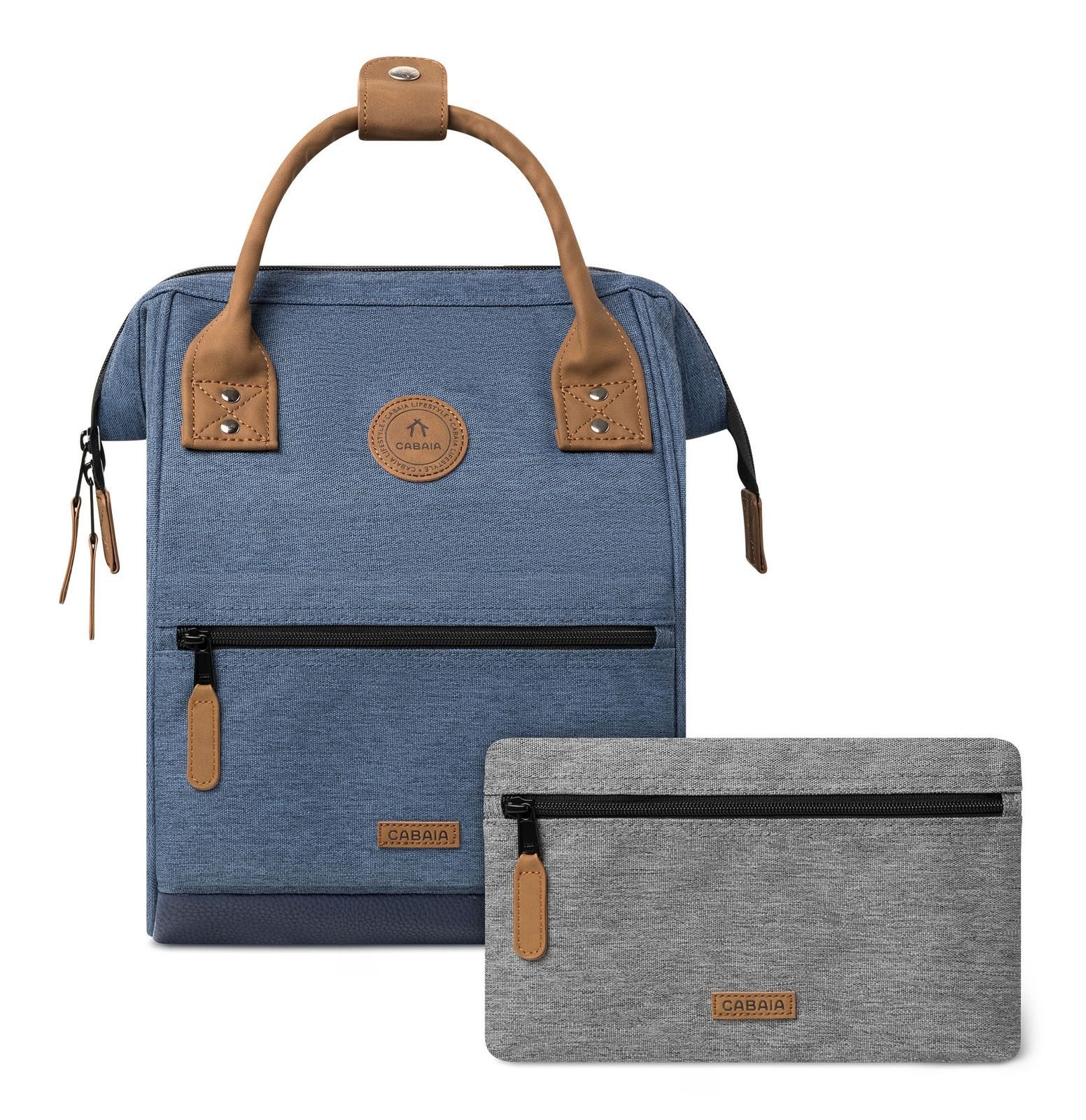 CABAIA Rucksack Melanged Backpack (Set, 3-tlg) günstig online kaufen