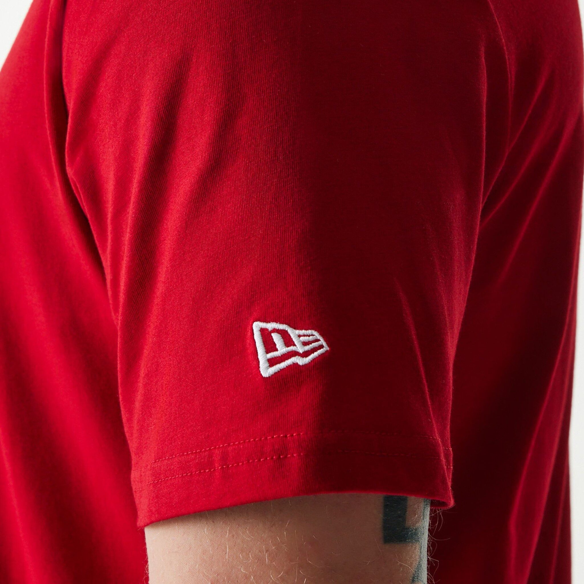 New York Yankees T-Shirt New York Yankees T-Shirt NY Logo groß - rot