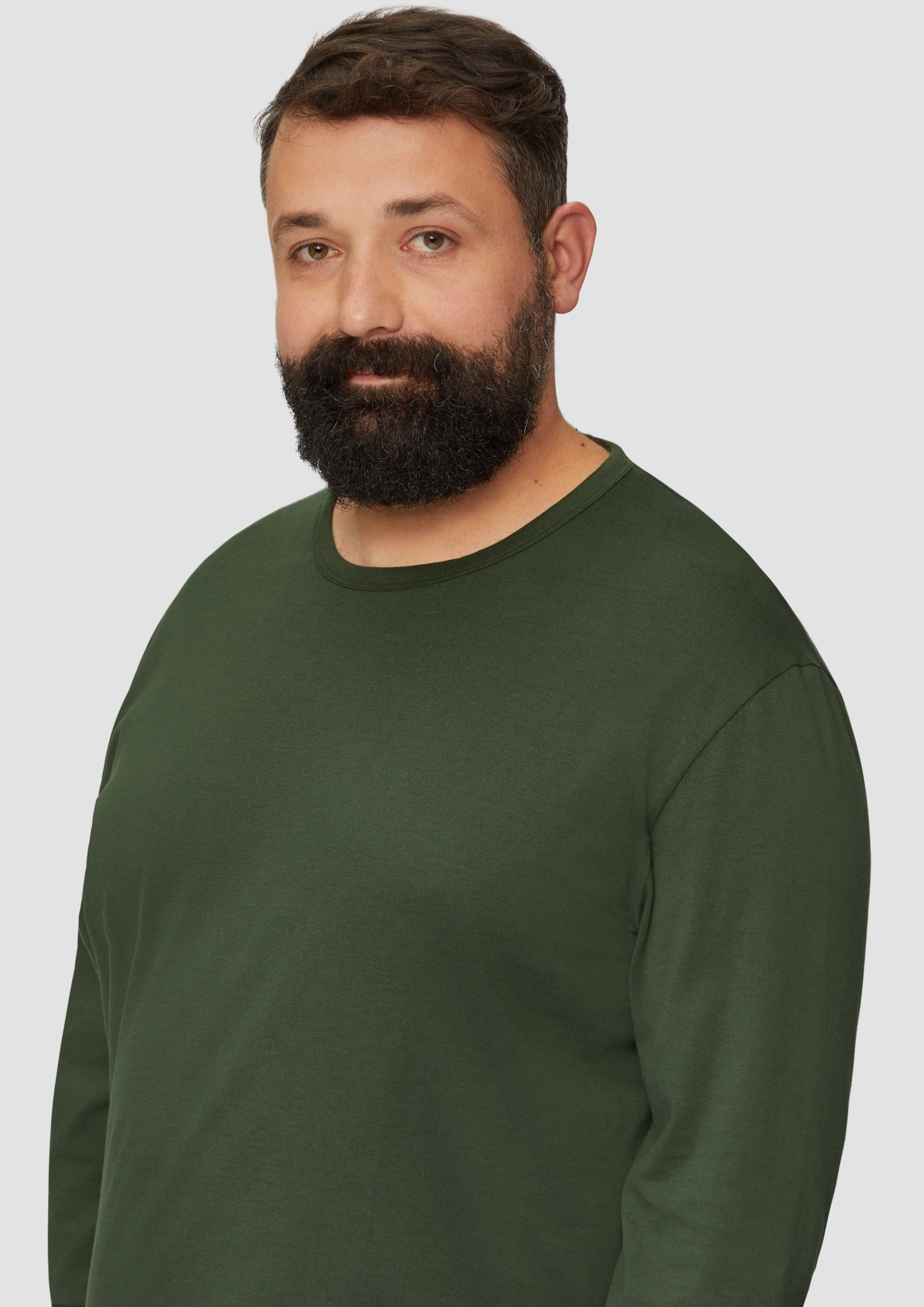 s.Oliver Langarmshirt Softes Langarmshirt aus Baumwolljersey günstig online kaufen