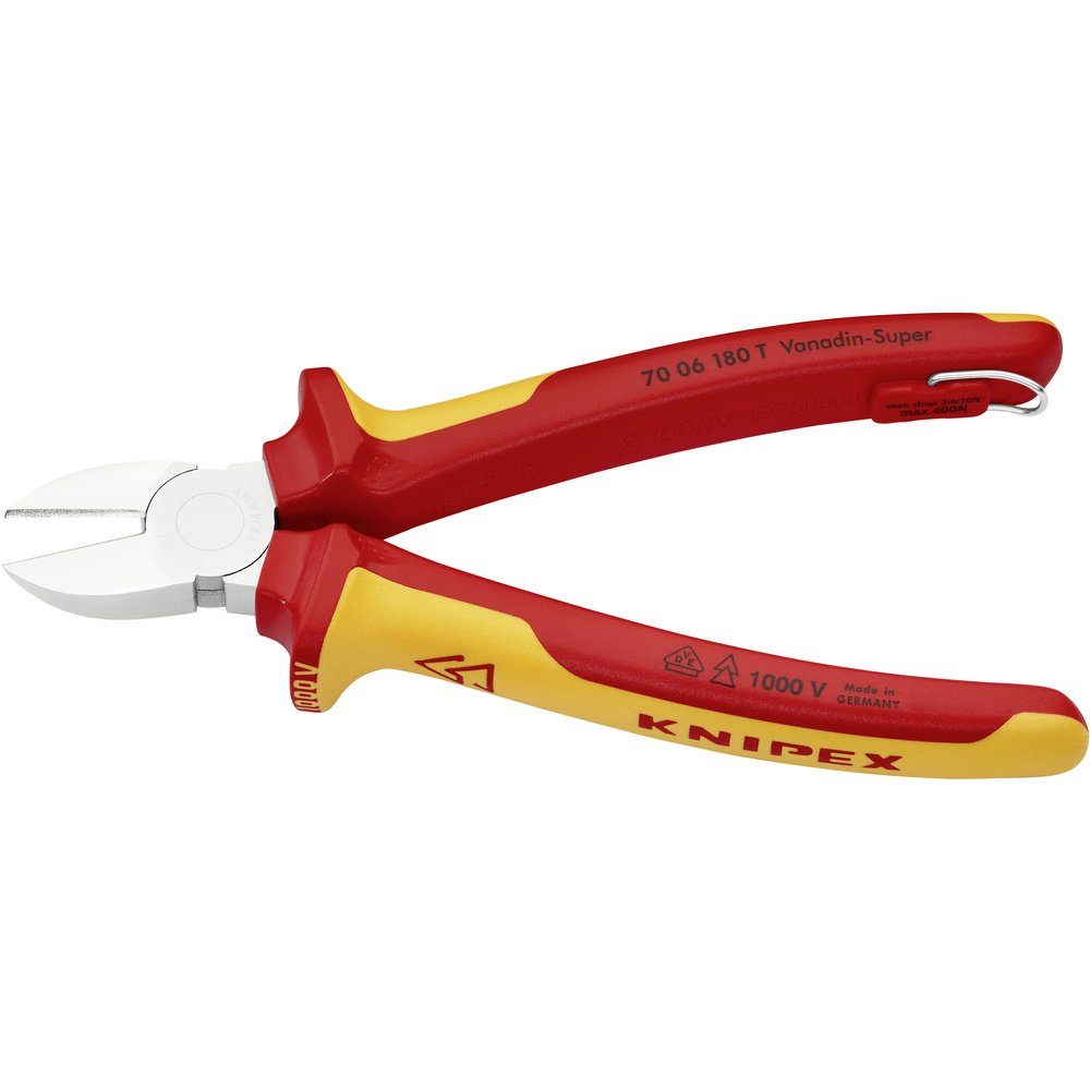 Thumbnail - Knipex Seitenschneider Knipex 70 06 180 T VDE Seitenschneider 180 mm