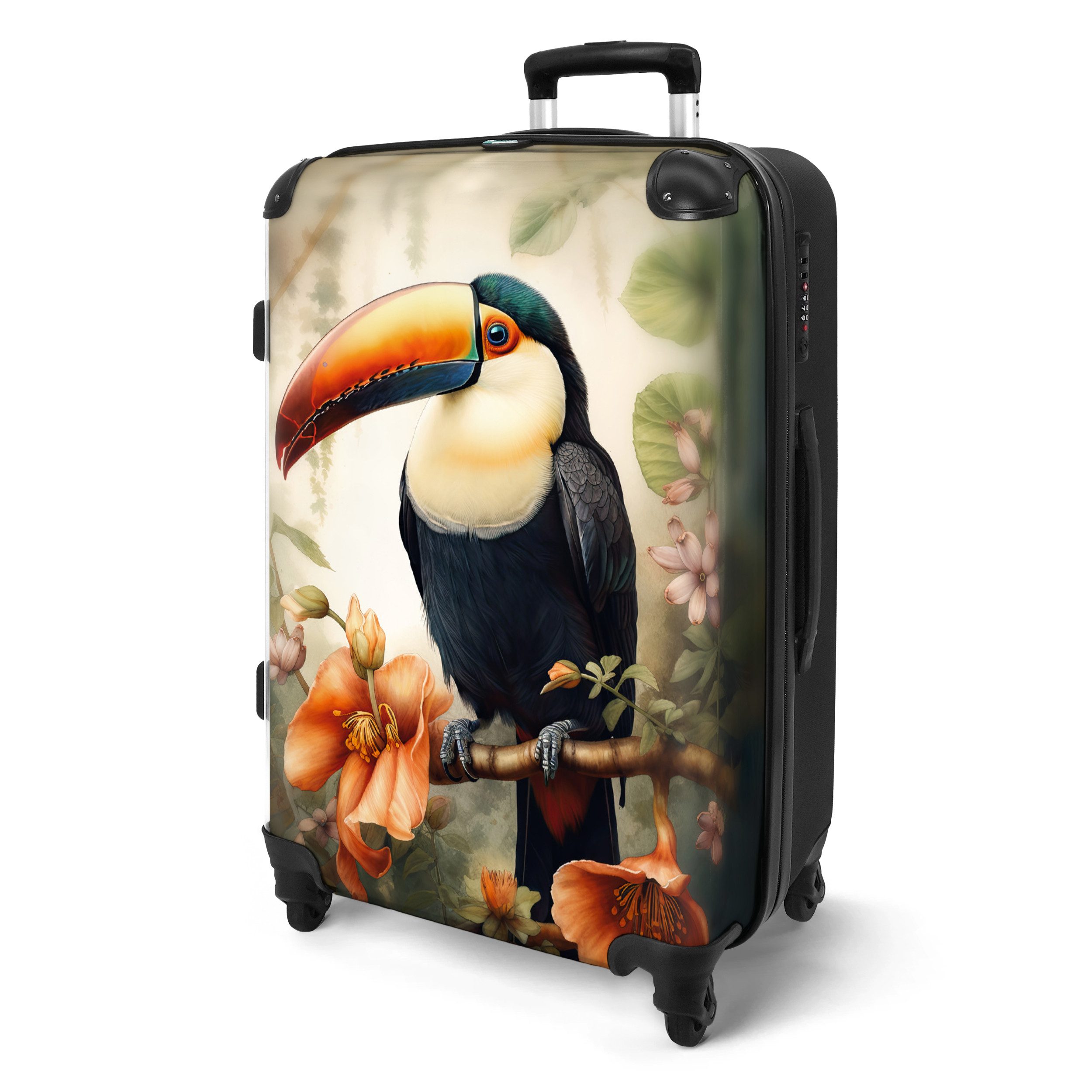 NoBoringSuitcases.com© Hartschalen-Trolley Tukan - Vogel - günstig online kaufen
