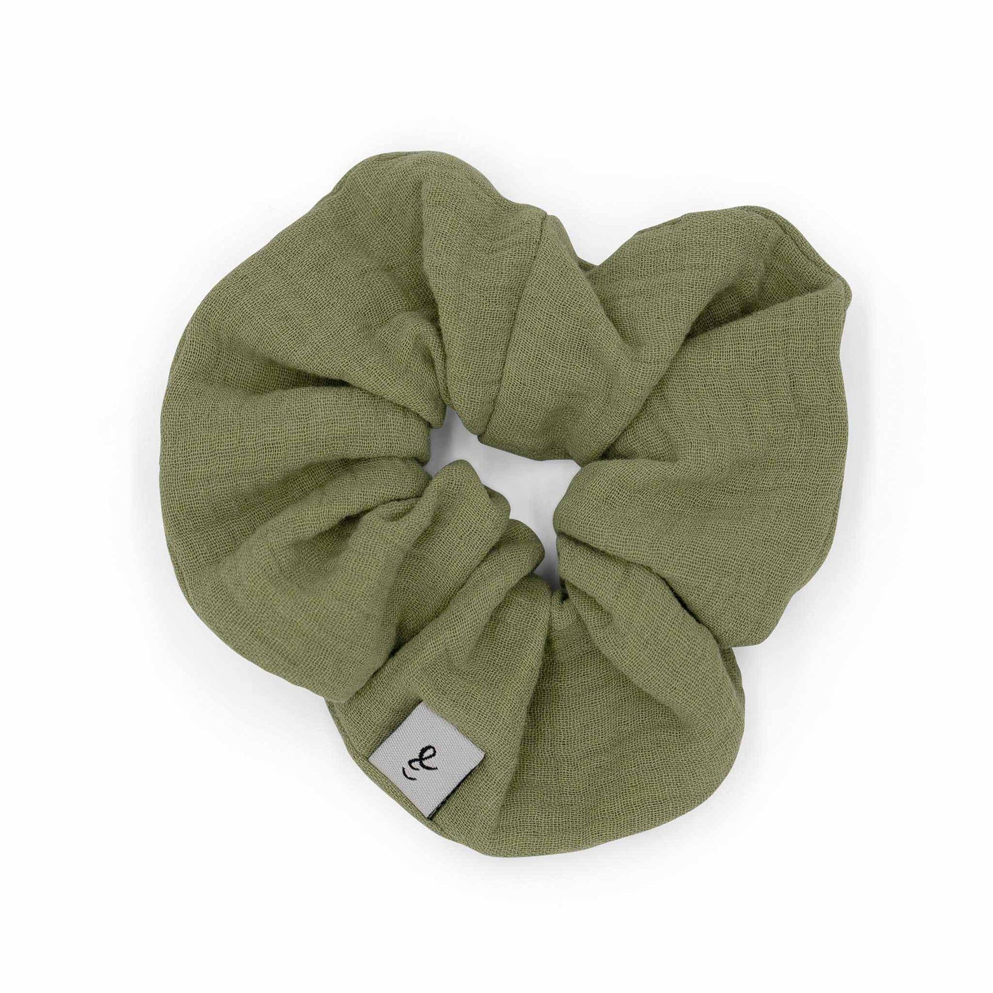 hutch&putch Haargummi Musselin-Scrunchie • Erwachsene, 1-tlg., weniger Knickstellen und damit weniger Haarbruch