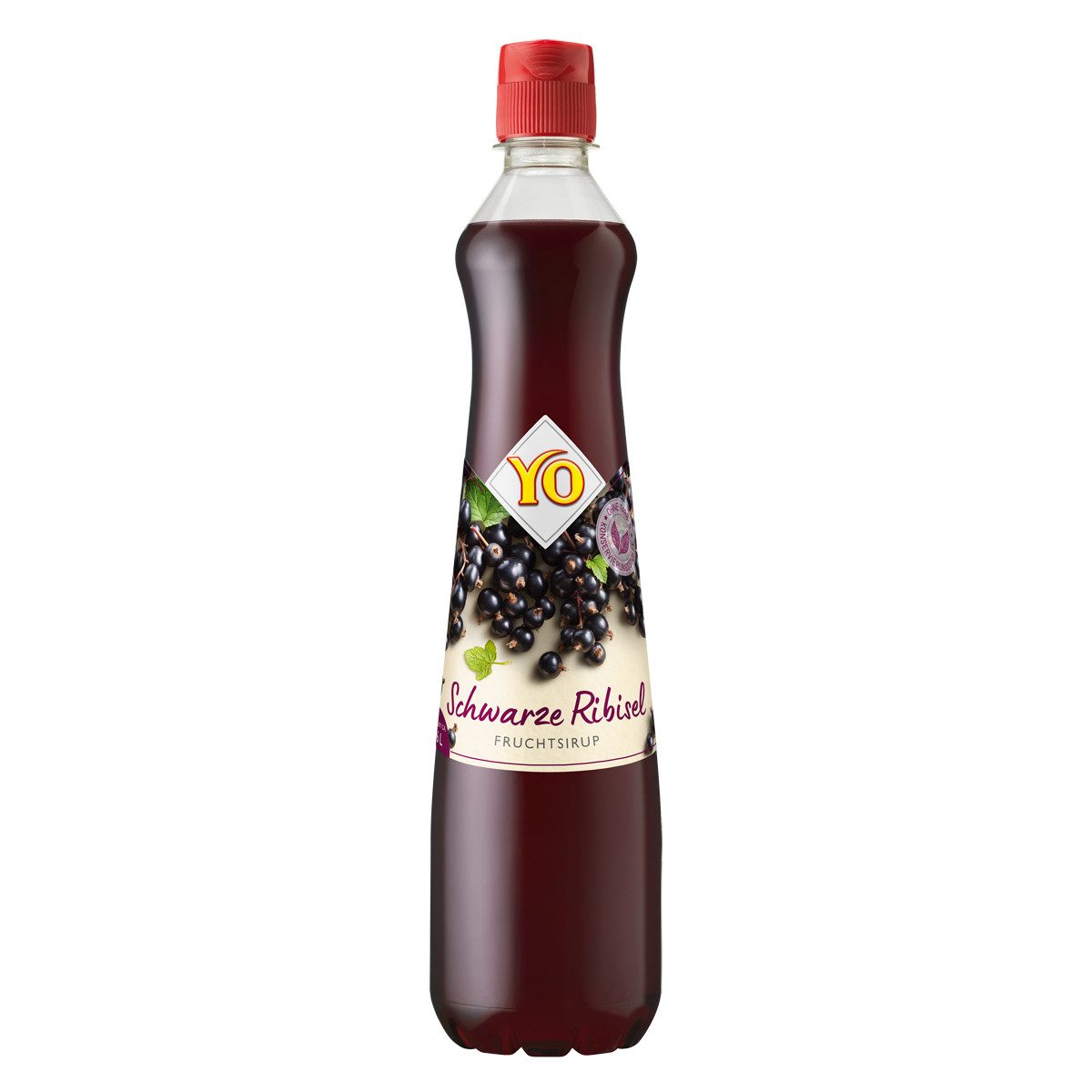 YO SYRUP Sirup, YO SYRUP Fruchtsirup Schwarze Johannisbeere 700ml