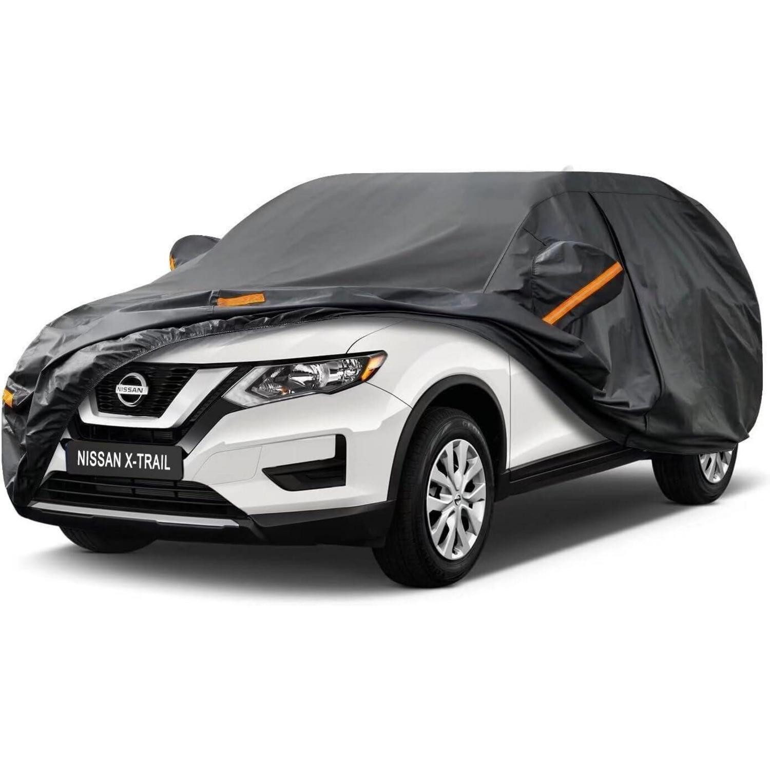 LuxusKollektion Autoplane Autoabdeckung Vollgarage Passend für Nissan X-Trail(2001-2025) Schwarz
