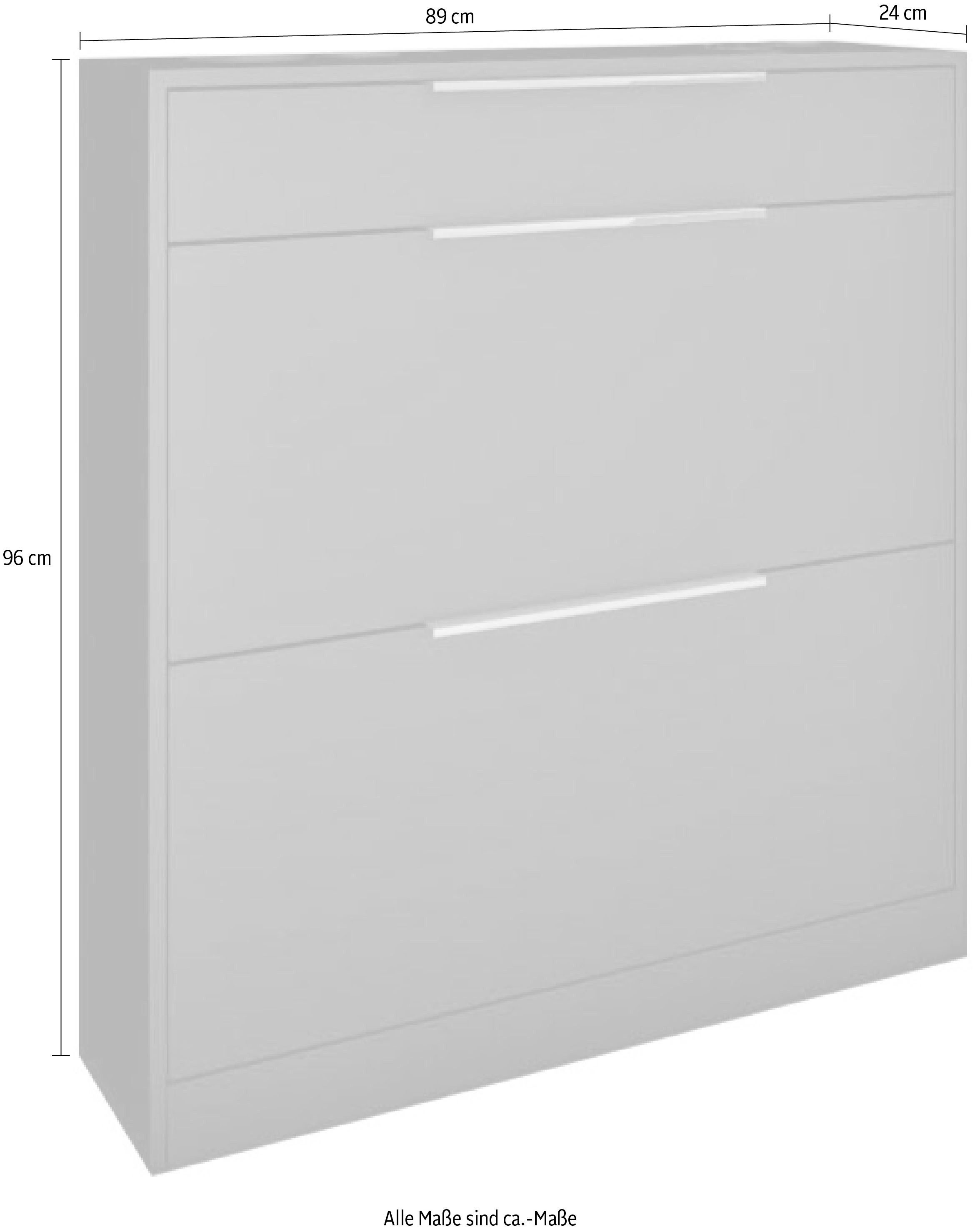 borchardt Möbel Schuhschrank Oliva Stehende Montage, Wandmontage & Glasböden unter Mehr aus der Serie