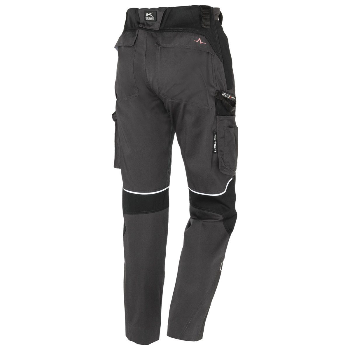 Kübler Arbeitshose workwear Arbeitshose Herren Hose PULSE grau/schwarz – Bild 3 von 3